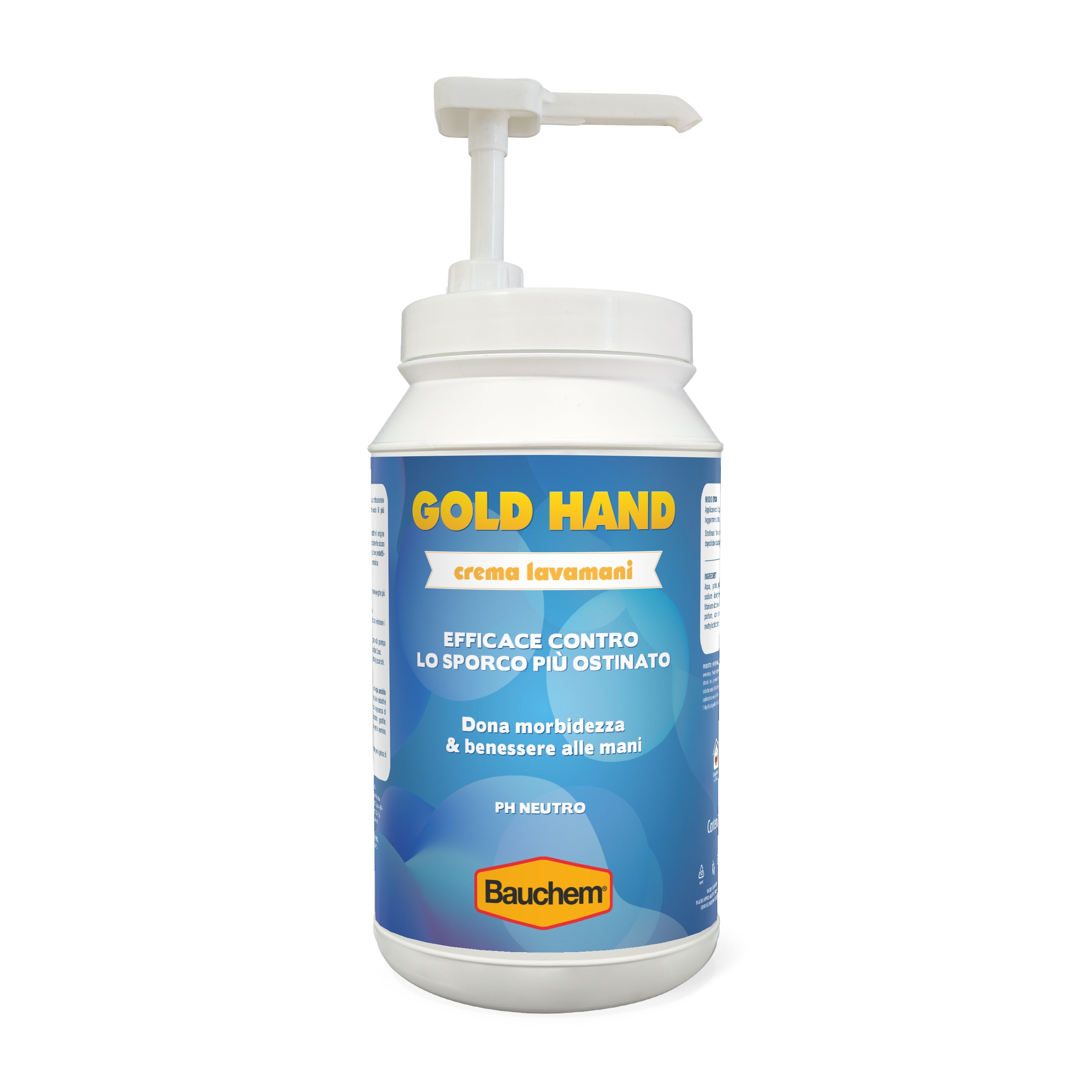 GOLD HAND. Crema lavamani PH neutro elimina sporco e i cattivi odori