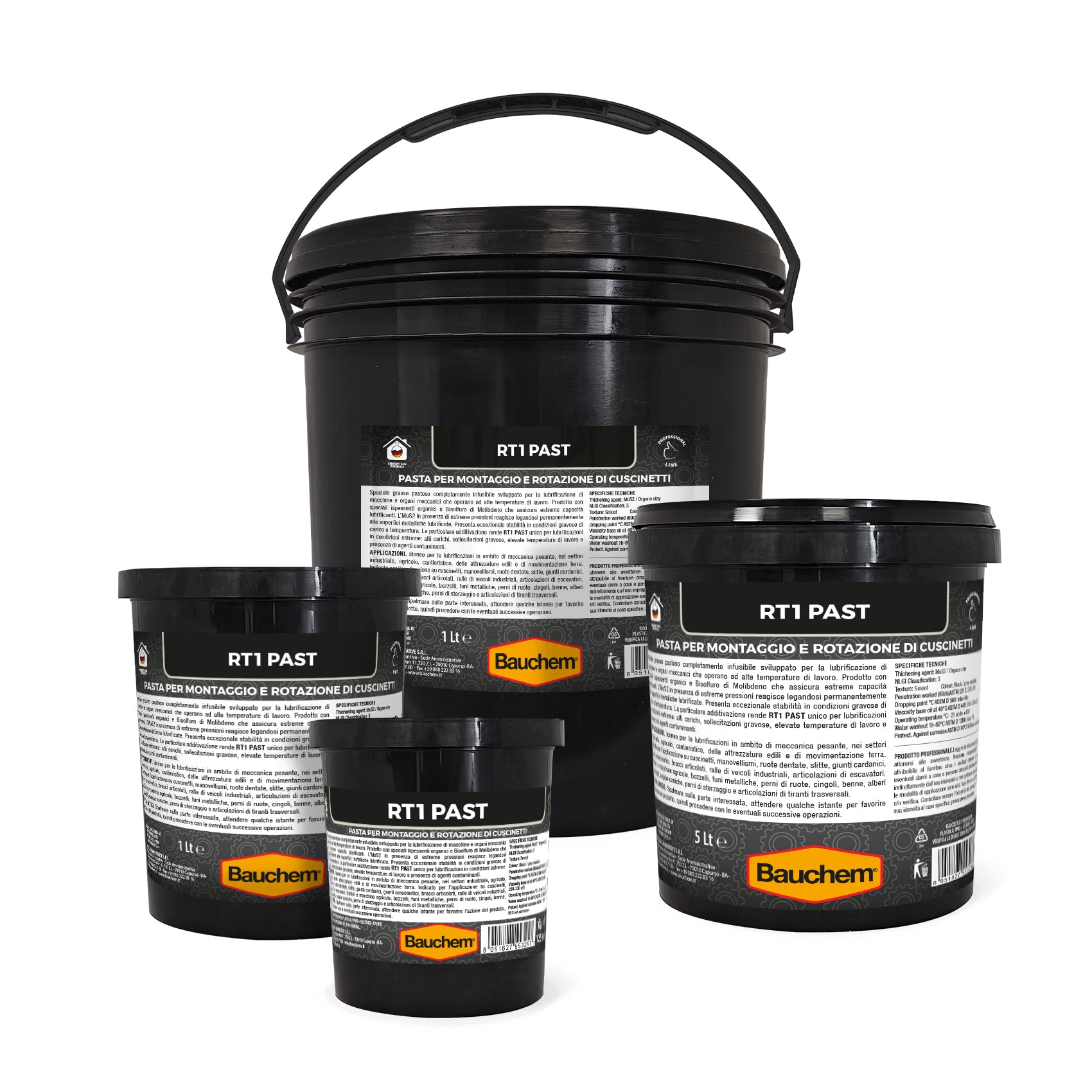 RT1 PAST. Grasso infusibile per montaggio e rotazione di cuscinetti