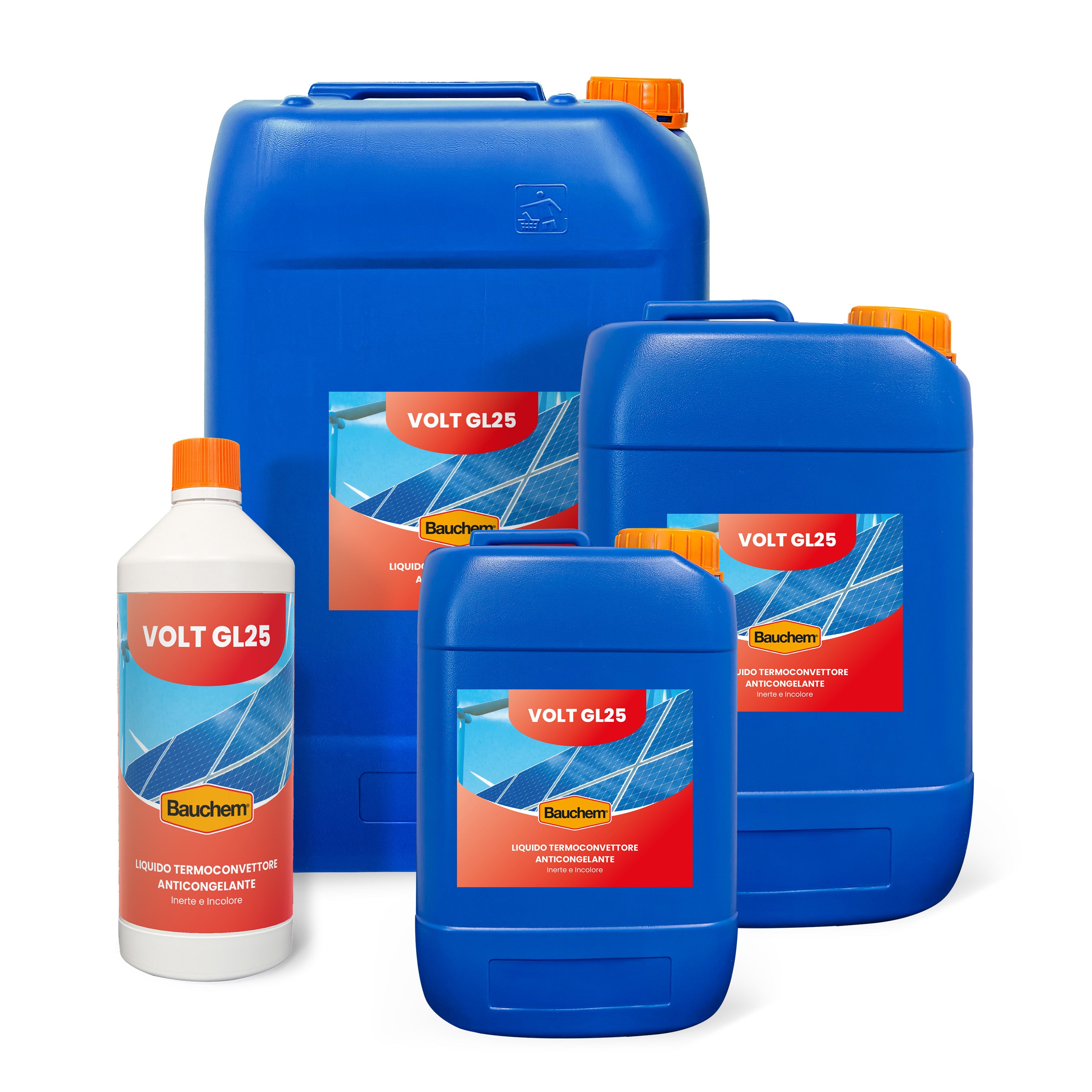 VOLT GL25. Liquido termoconvettore anticongelante - Inerte e incolore