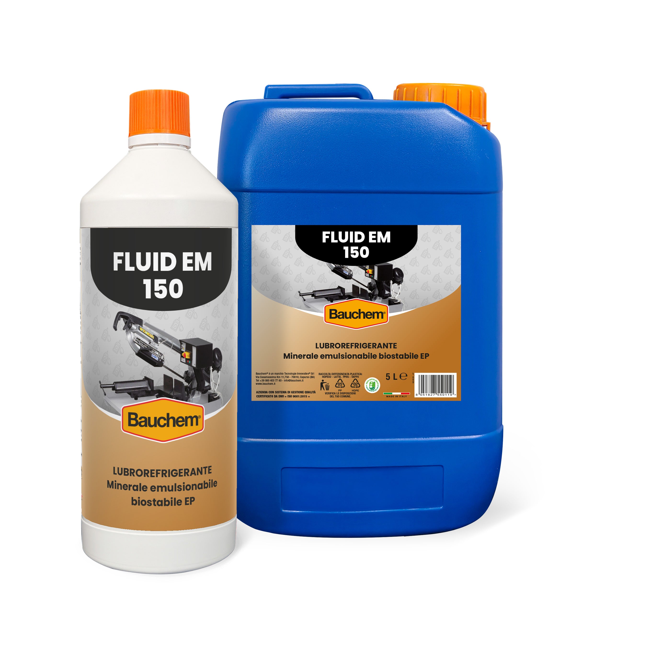 FLUID EM 150. Lubrorefrigerante minerale biostabile EP