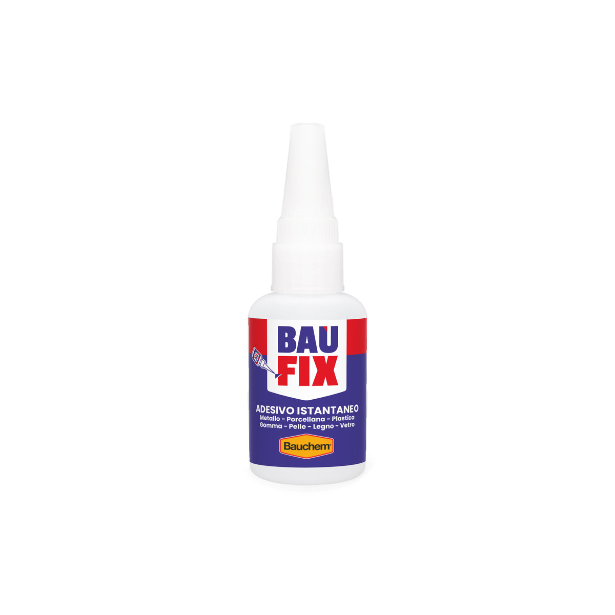 BAU FIX. Adesivo istantaneo universale a base di etile-cianoacrilato