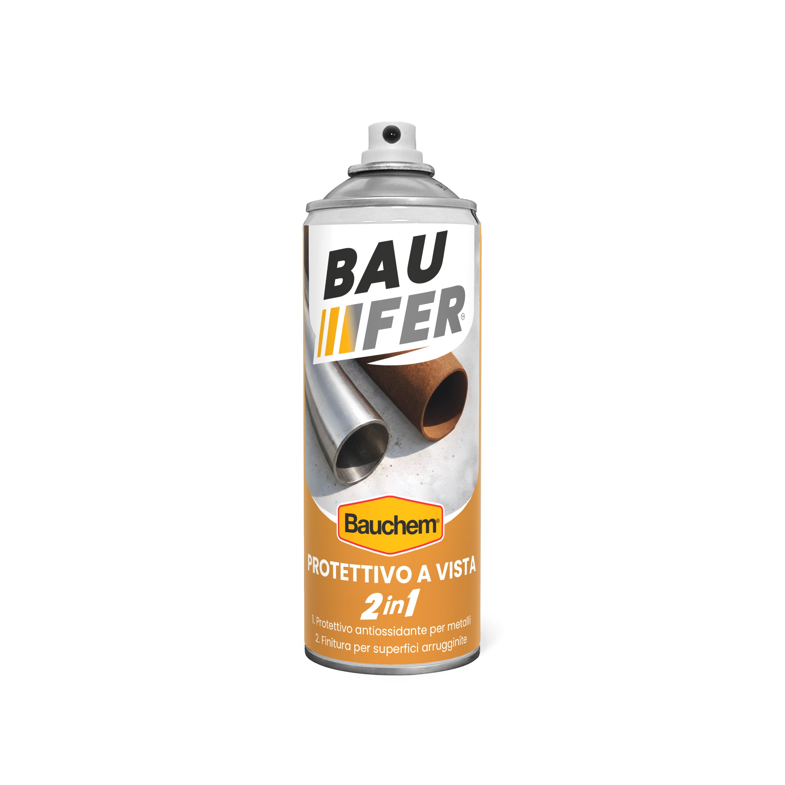 PROTETTIVO A VISTA 2 IN 1 SPRAY BAUFER. Trasparente per metalli e Corten