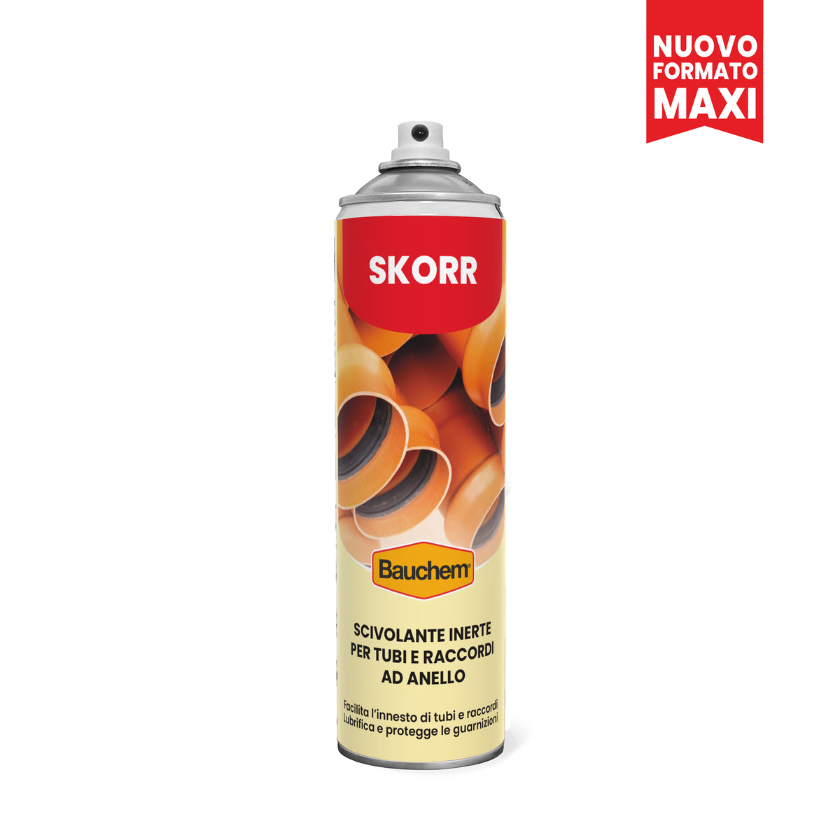 SKORR. Scivolante inerte per tubi e raccordi ad anello
