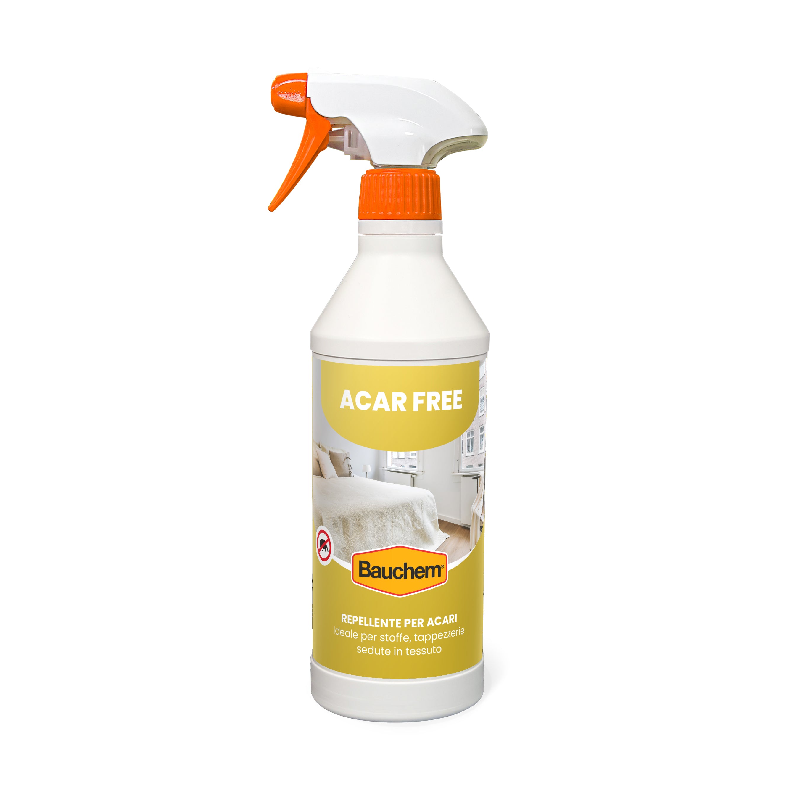ACAR FREE - Repellente per acari con fragranza balsamica  per stoffe, tappezzerie, sedute in tessuto