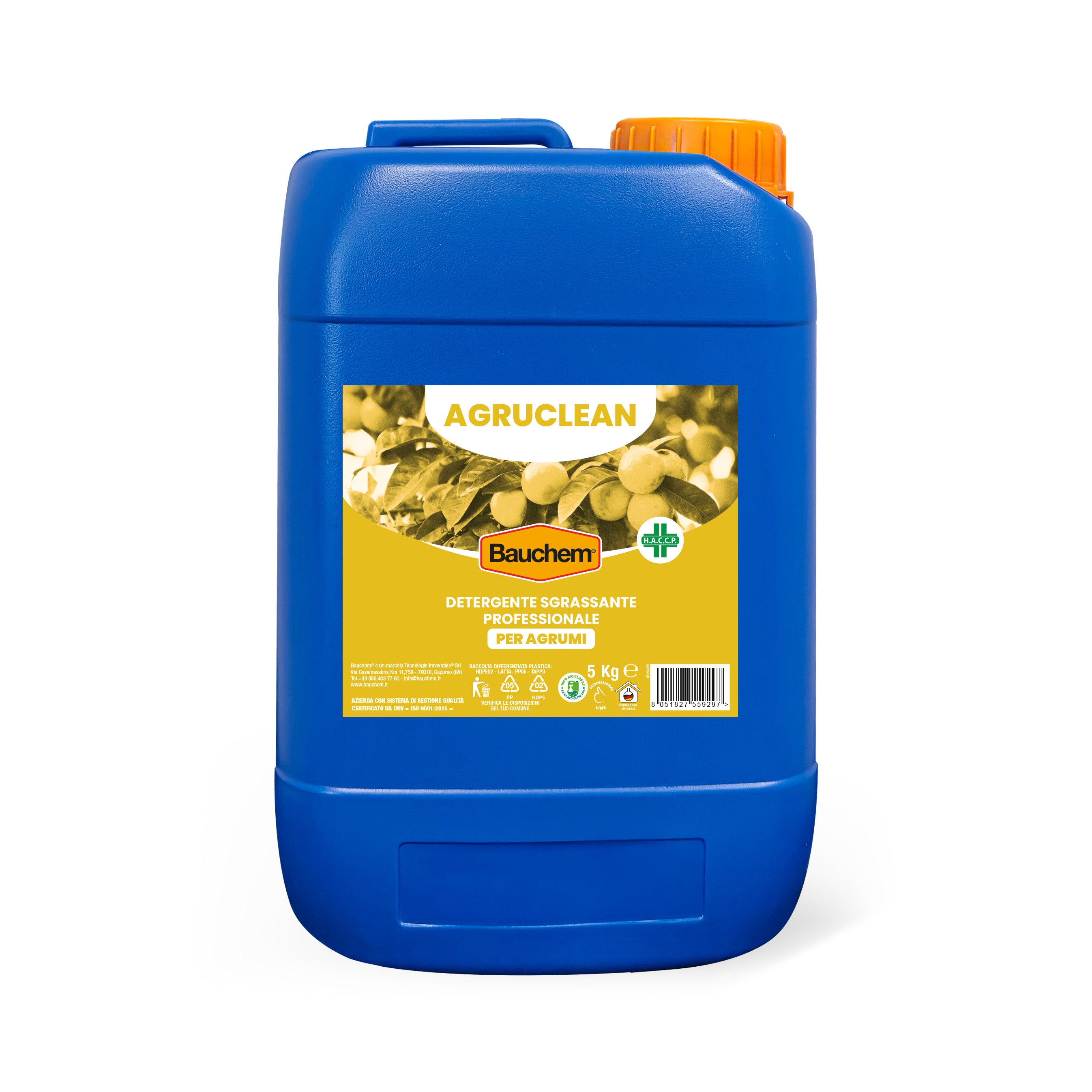 AGRUCLEAN. Detergente sgrassante concentrato per lavorazione agrumi
