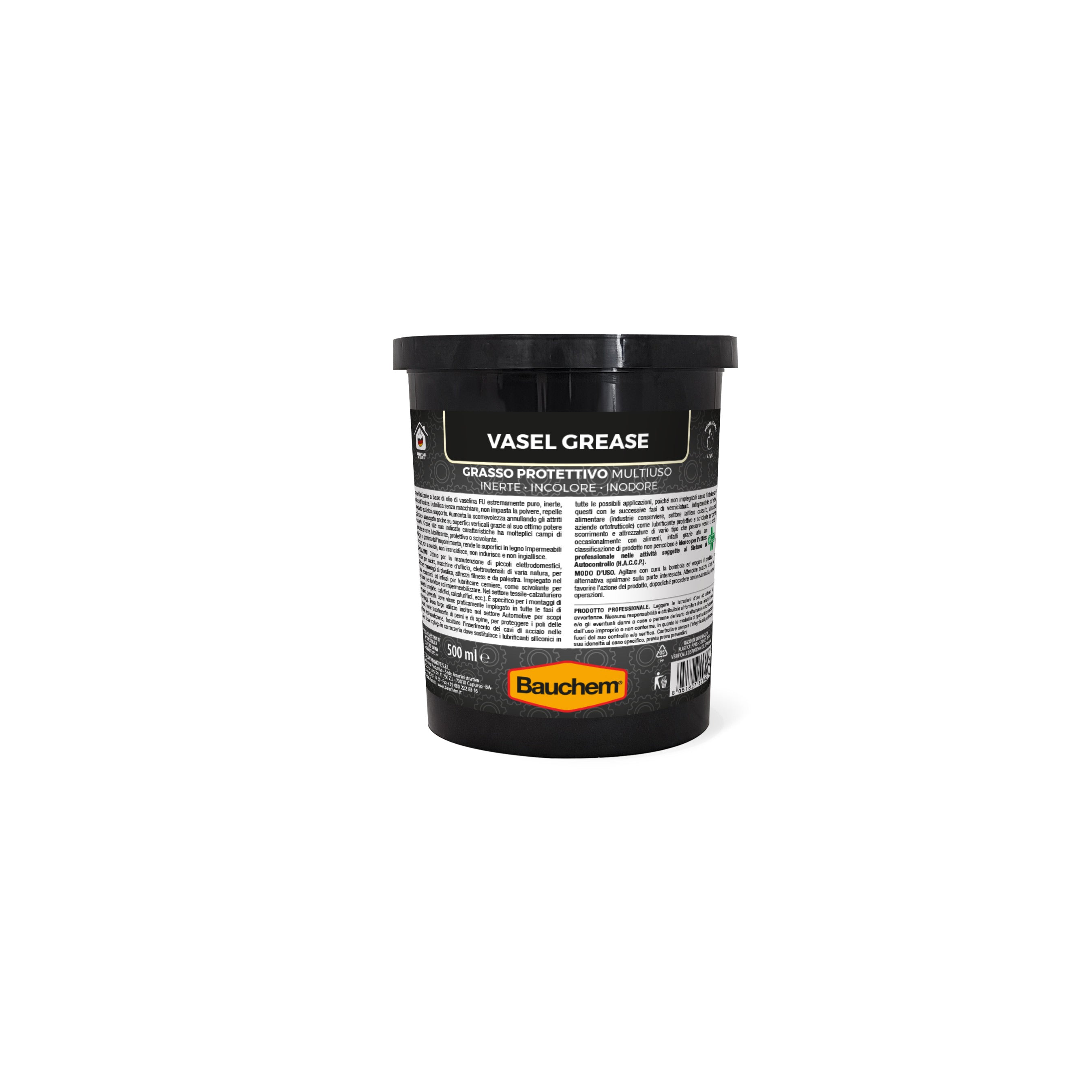 VASEL GREASE. Grasso di vaselina atossico universale