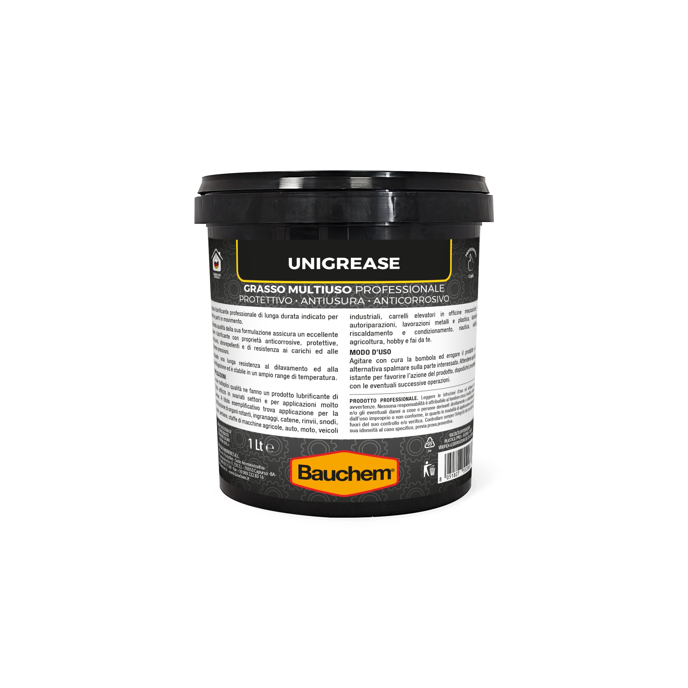 UNIGREASE. Grasso universale - protettivo – antiusura – anticorrosivo