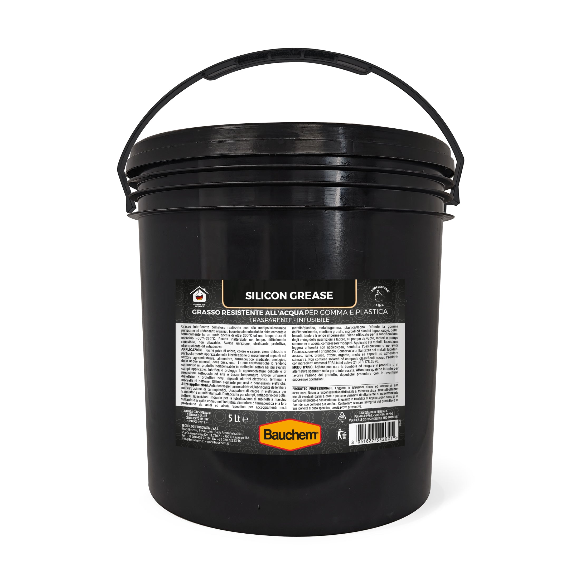 SILICON GREASE. Grasso trasparente idrorepellente  per gomma e plastica