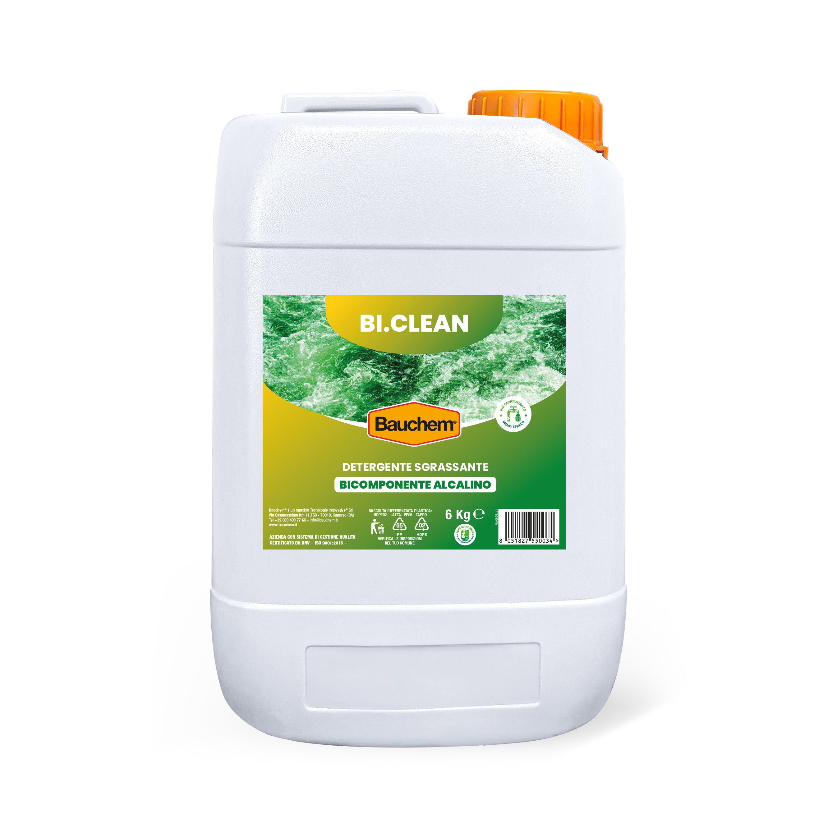BI.CLEAN. Detergente supersgrassante bicomponente alcalino