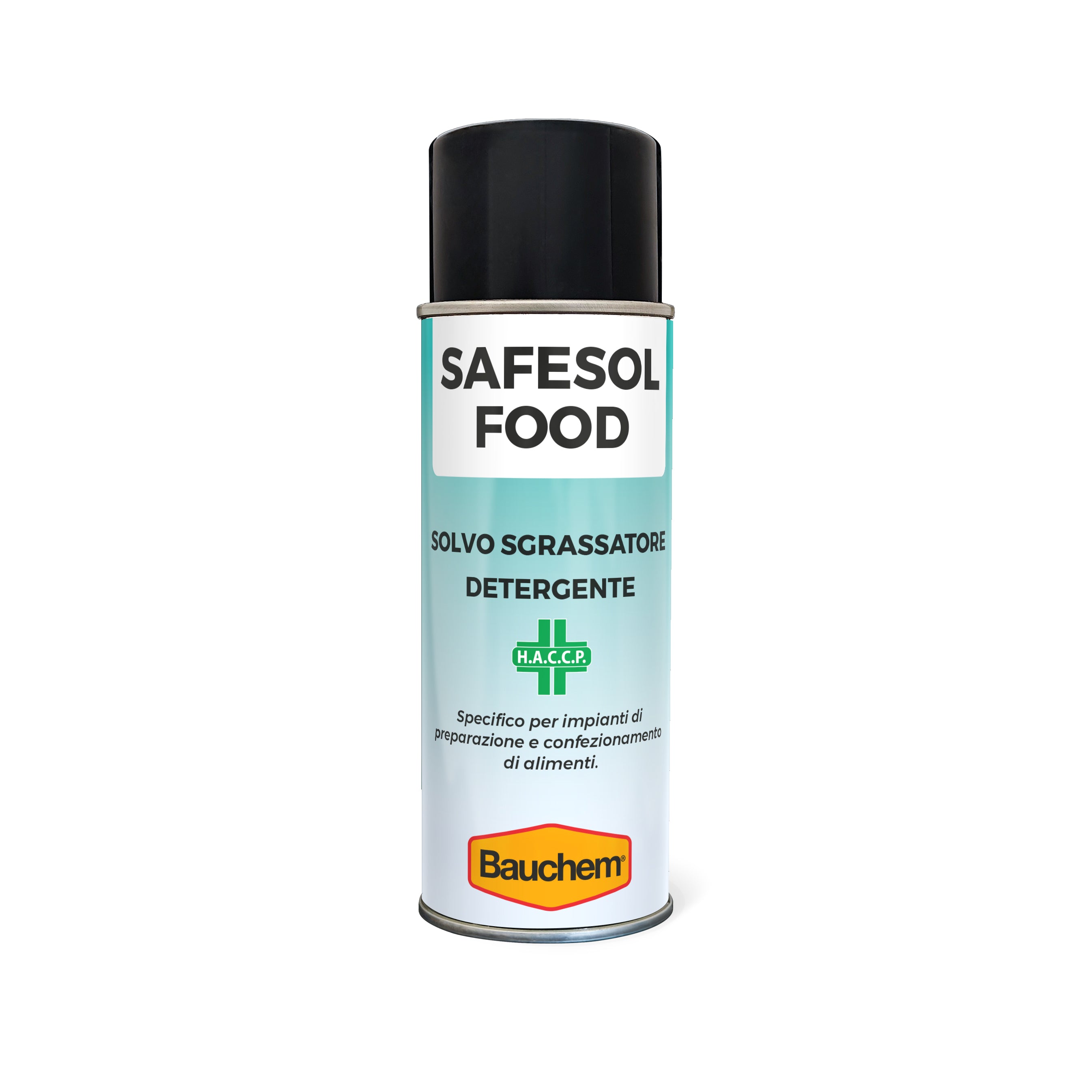 SAFESOL FOOD. Sgrassatore detergente a base solvente, biodegradabile, per impianti di preparazione e confezionamento alimenti.