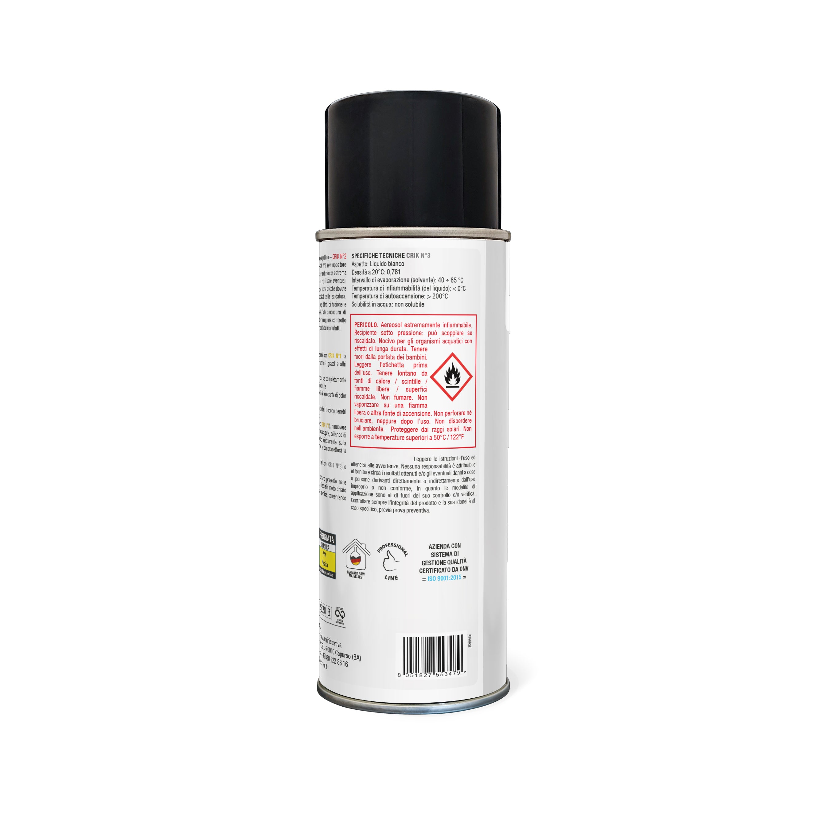 Crik N3 - 400 ml. Rivelatori di cricche - Sviluppatore bianco