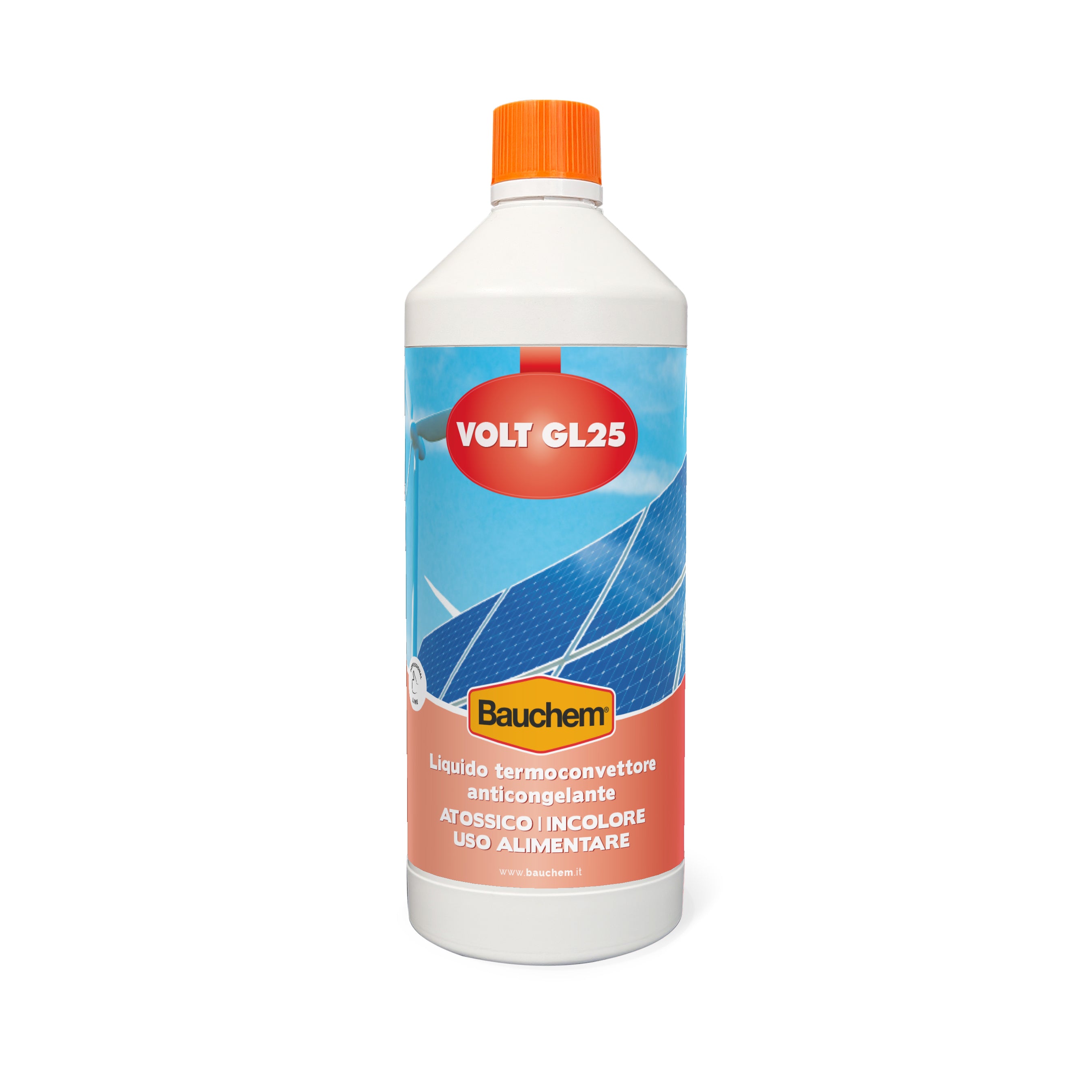 VOLT GL25. Liquido termoconvettore anticongelante - Atossico, incolore anche per uso alimentare
