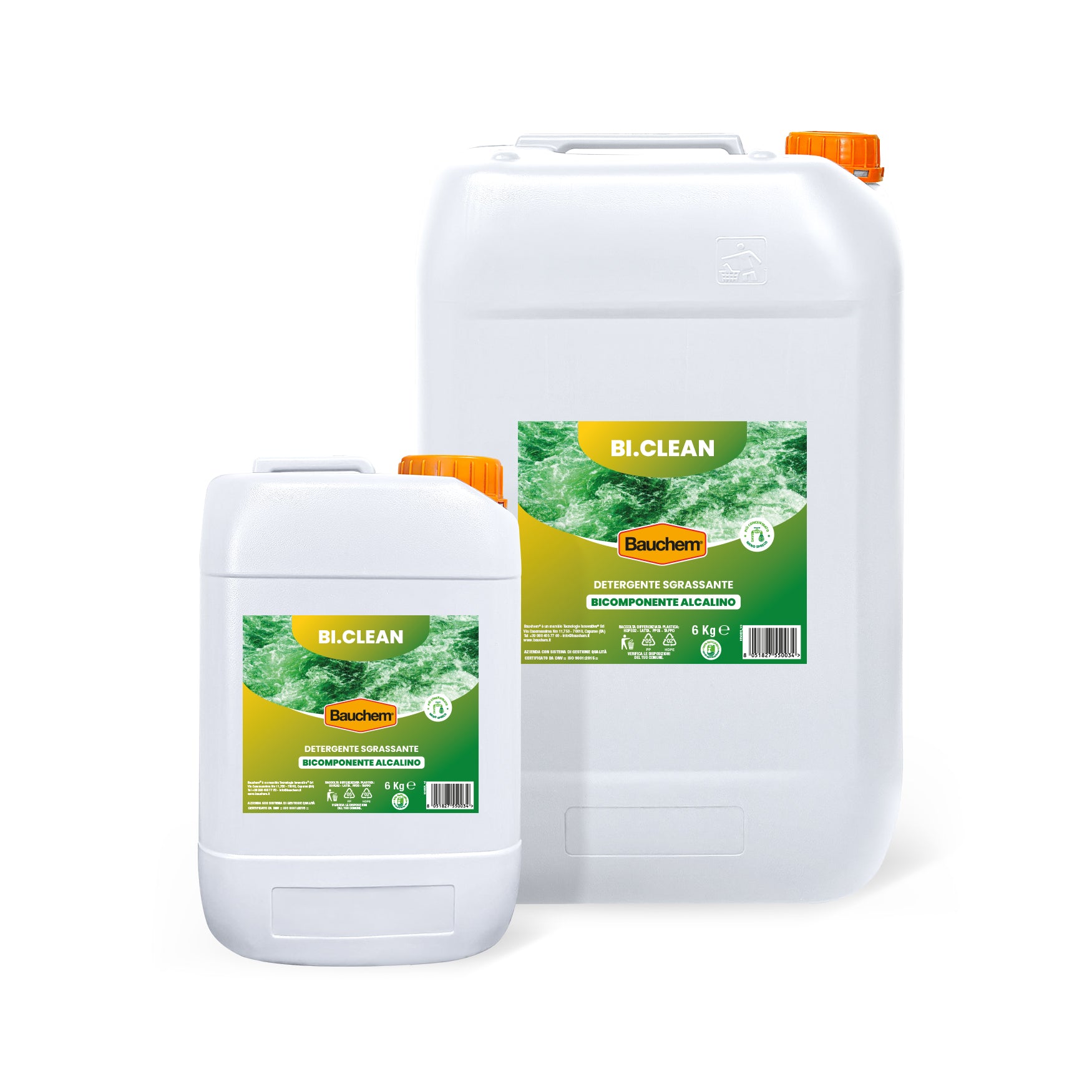 BI.CLEAN. Detergente supersgrassante bicomponente alcalino