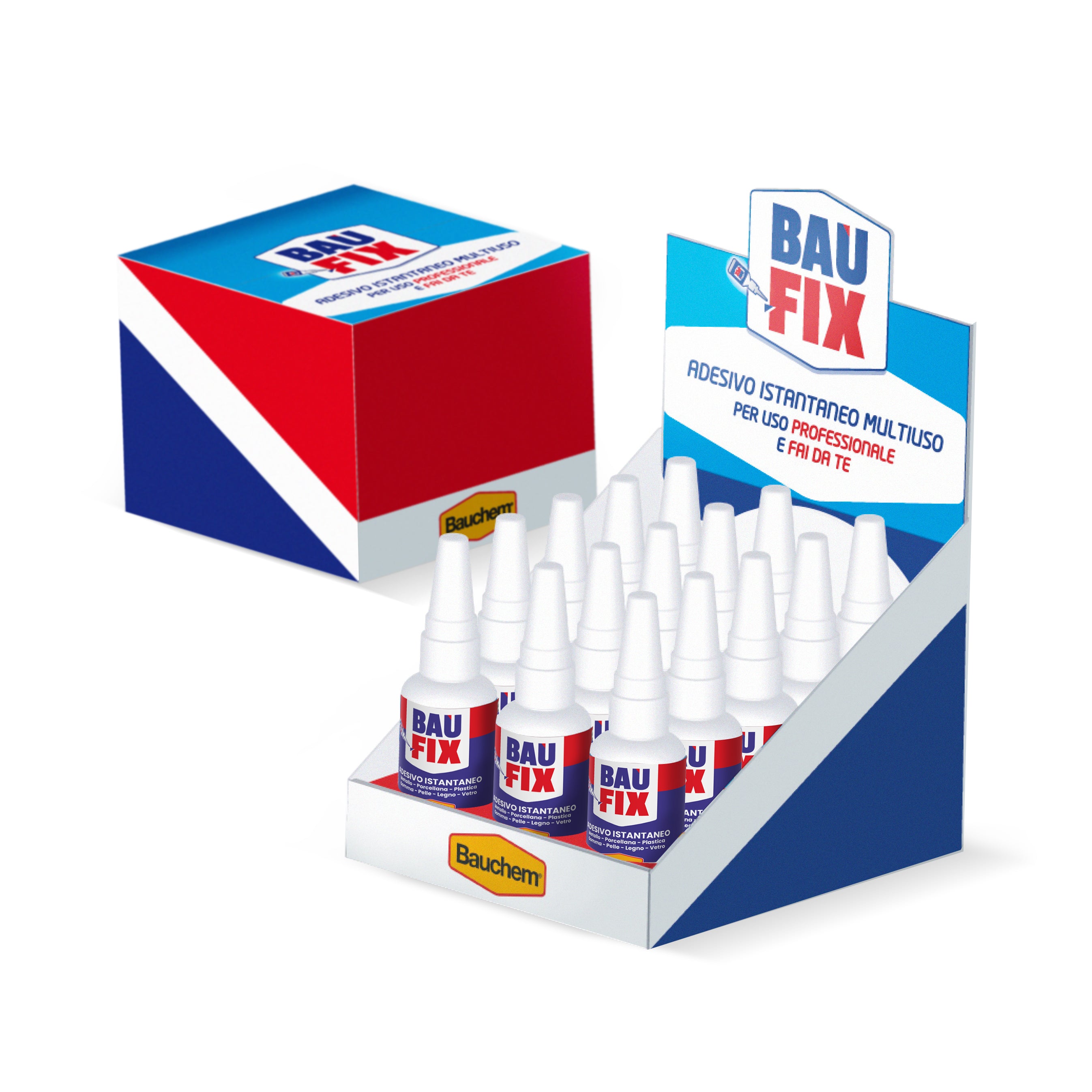 BAU FIX. Adesivo istantaneo universale a base di etile-cianoacrilato