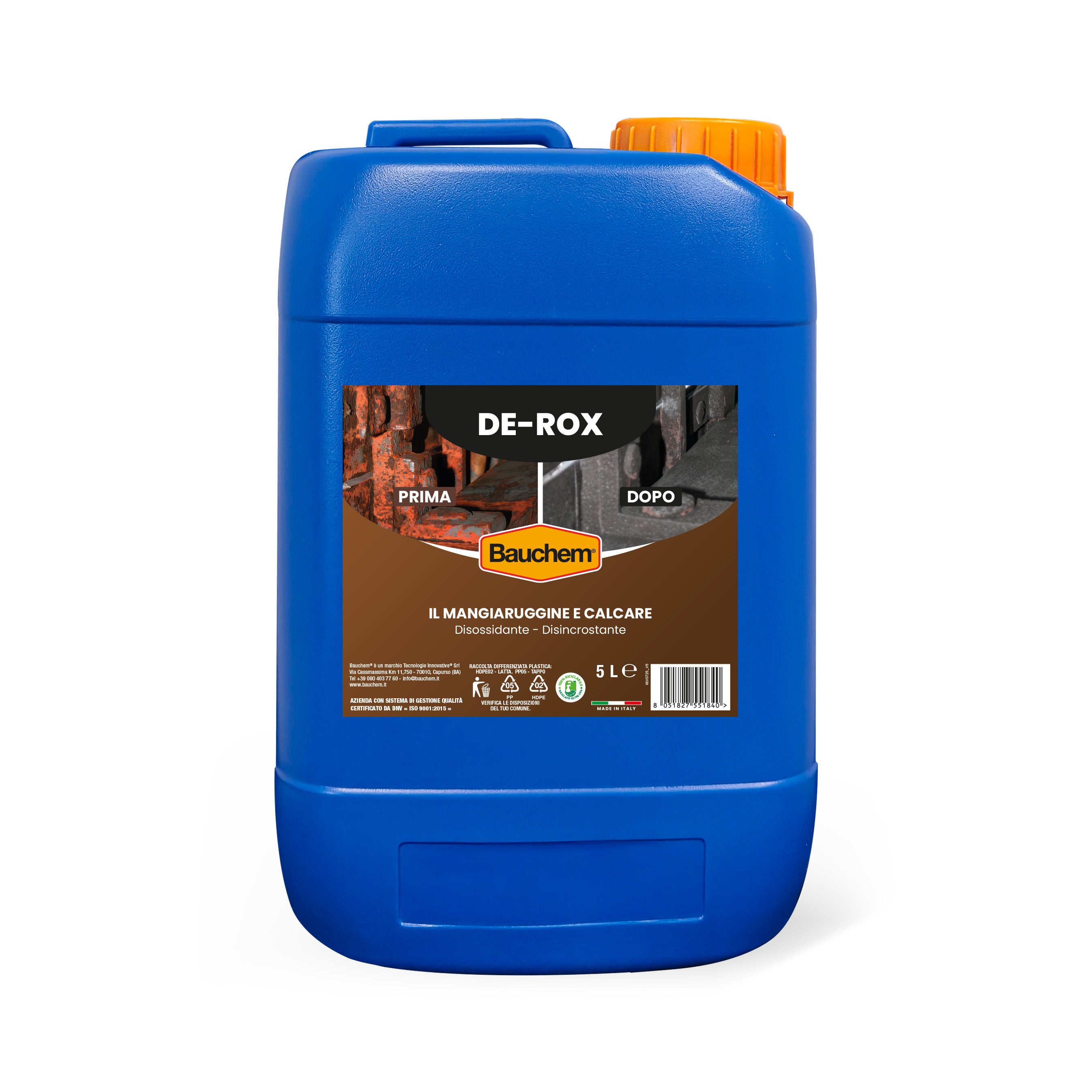 DE-ROX. Il mangiaruggine e calcare - Disossidante e disincrostante