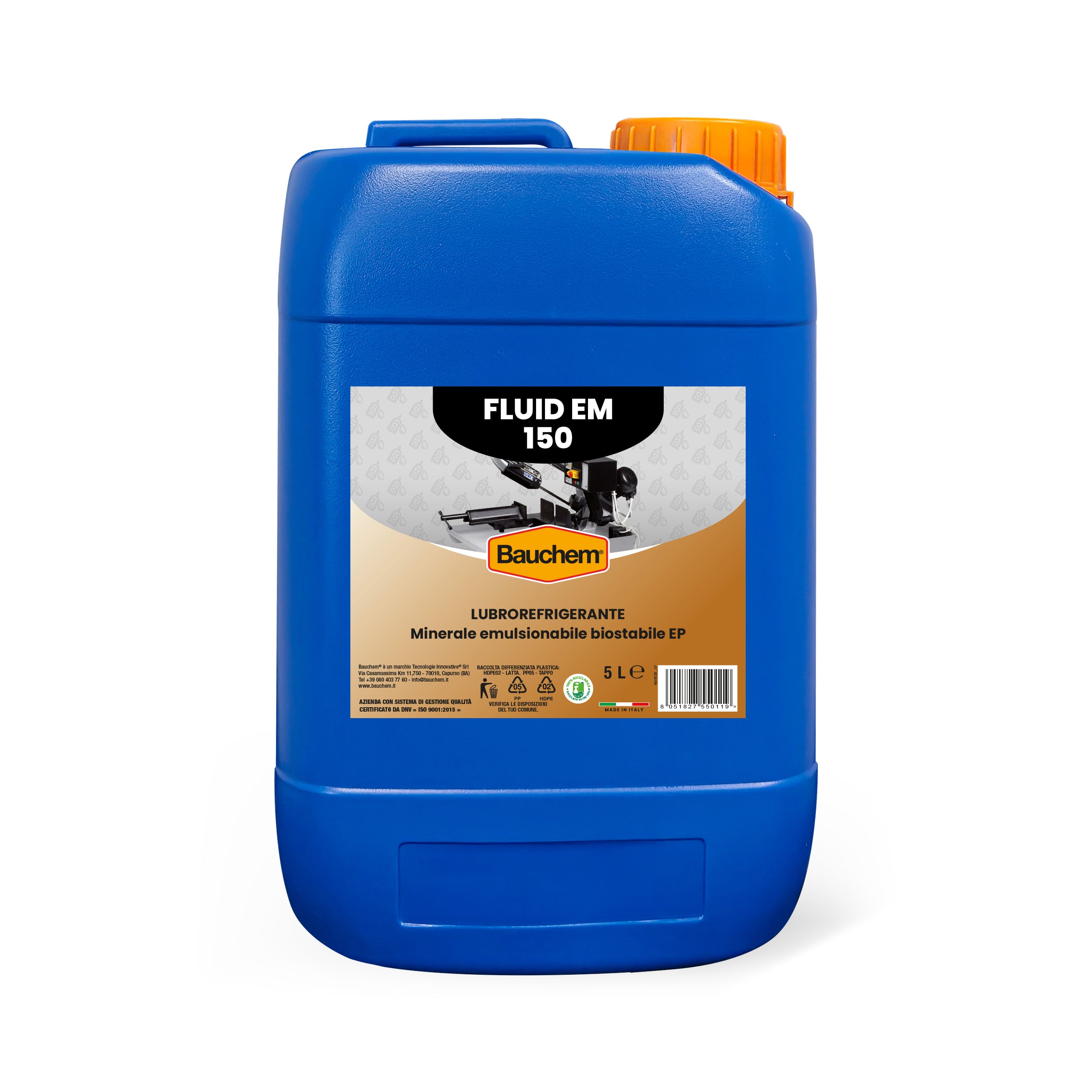 FLUID EM 150. Lubrorefrigerante minerale biostabile EP