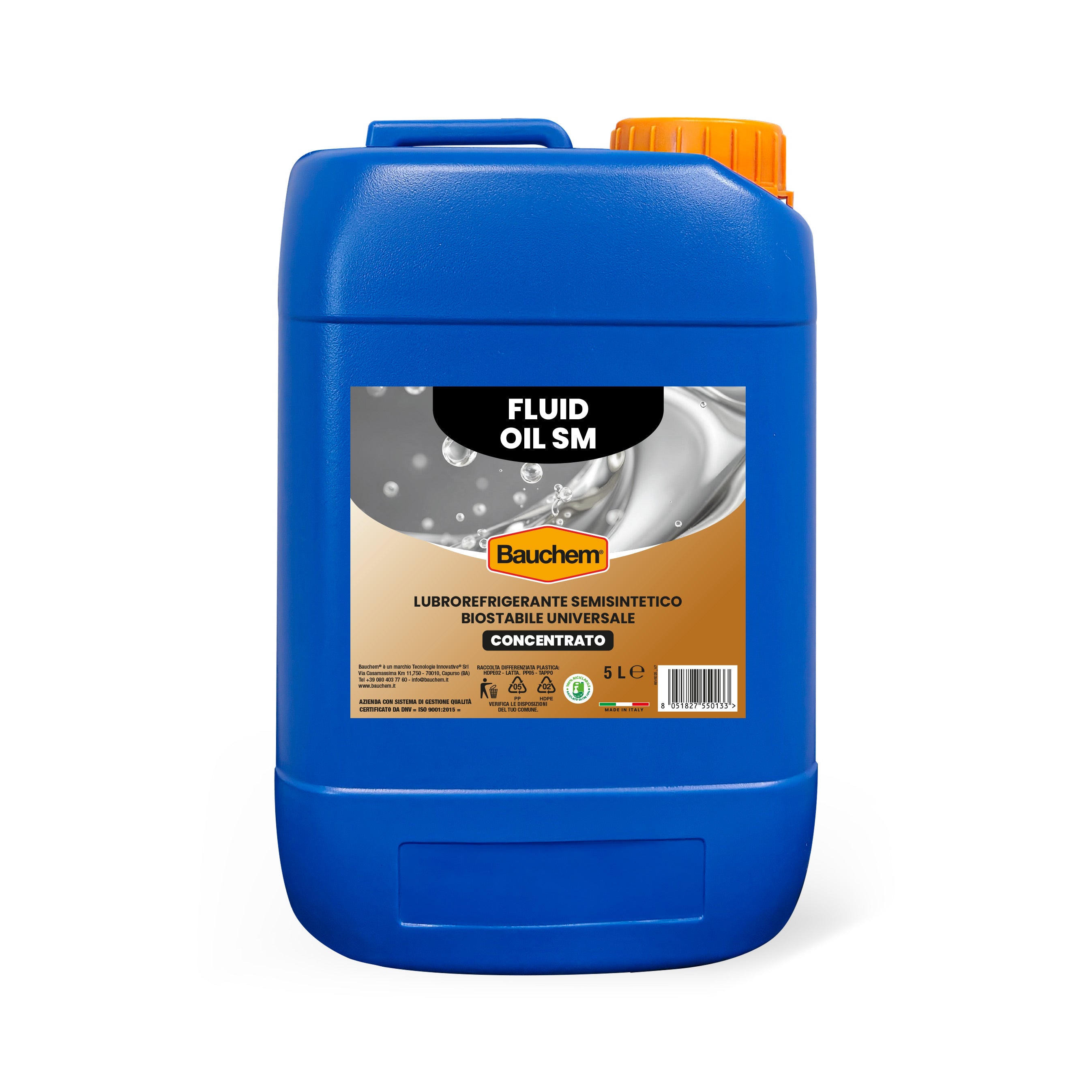 FLUID OIL SM. Lubrorefrigerante semisintetico biostabile universale concentrato