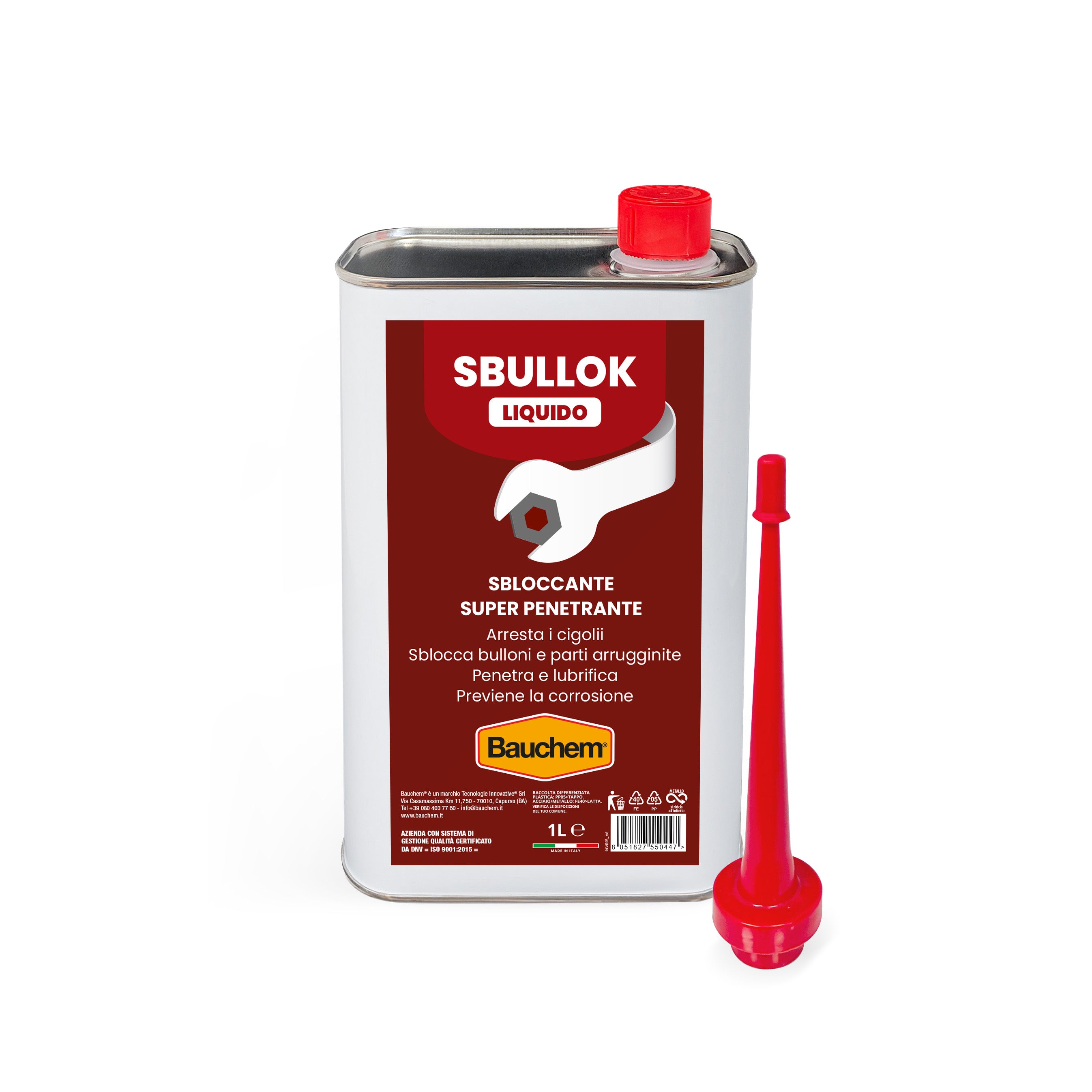 SBULLOK. Sbloccante, lubrificante super penetrante - previene la corrosione