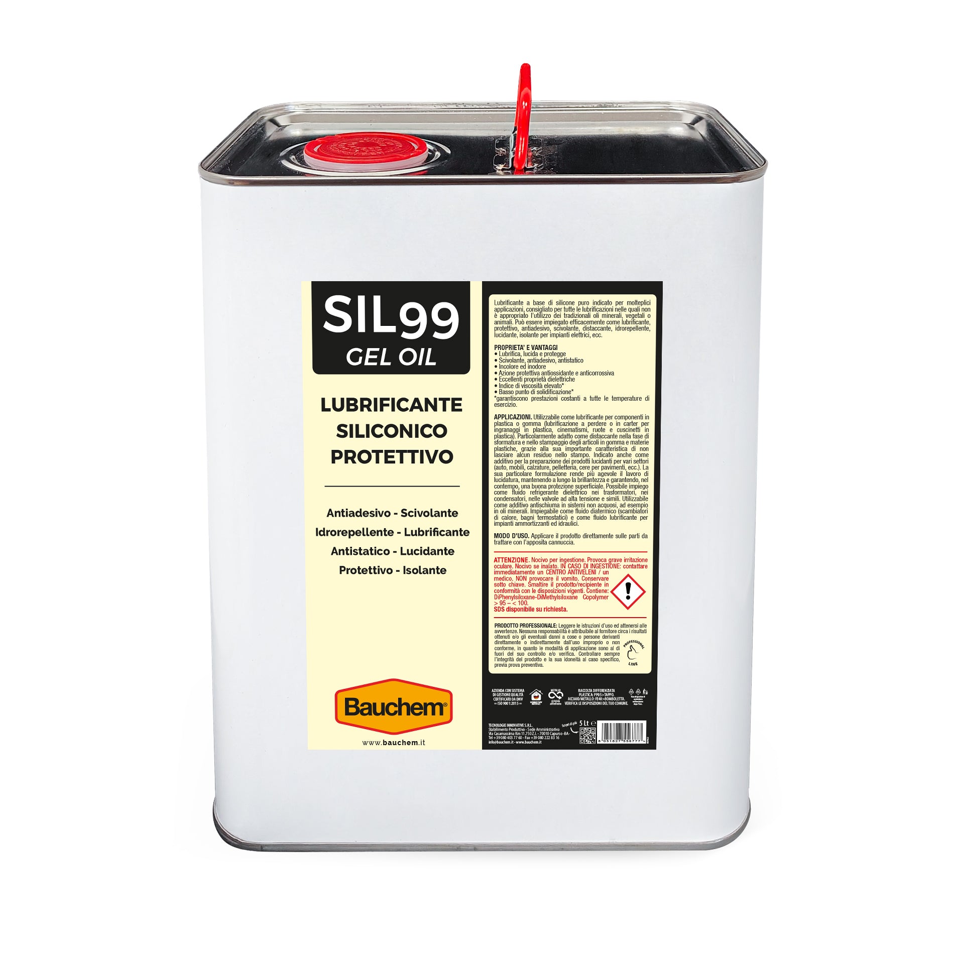 SIL 99 GEL OIL. Olio lubrificante siliconico protettivo