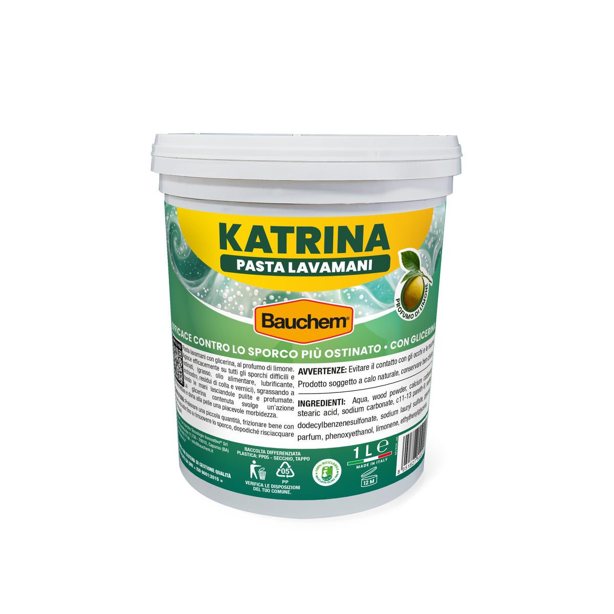 KATRINA. Pasta lavamani profumata con glicerina - efficace contro lo sporco ostinato