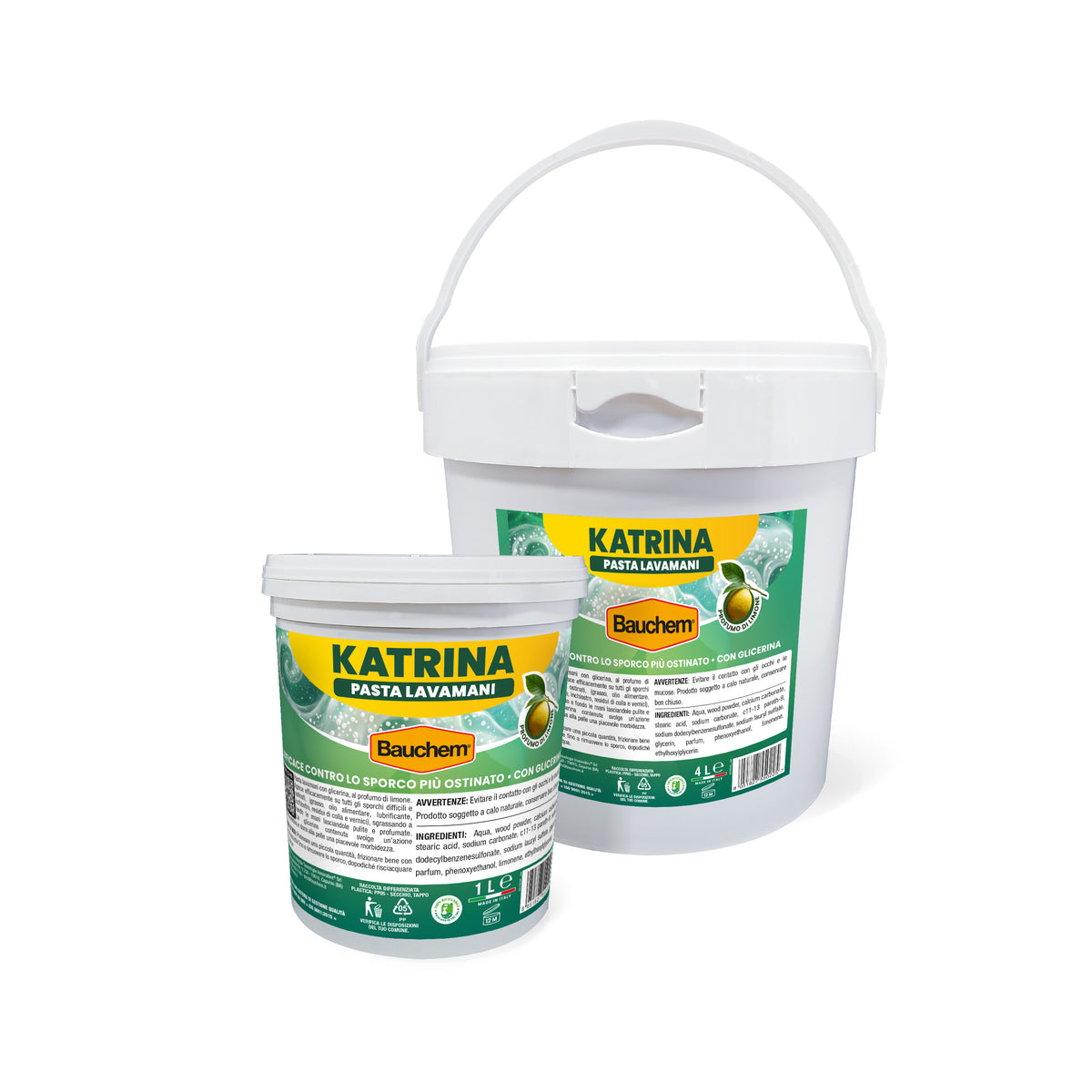 KATRINA. Pasta lavamani profumata con glicerina - efficace contro lo sporco ostinato