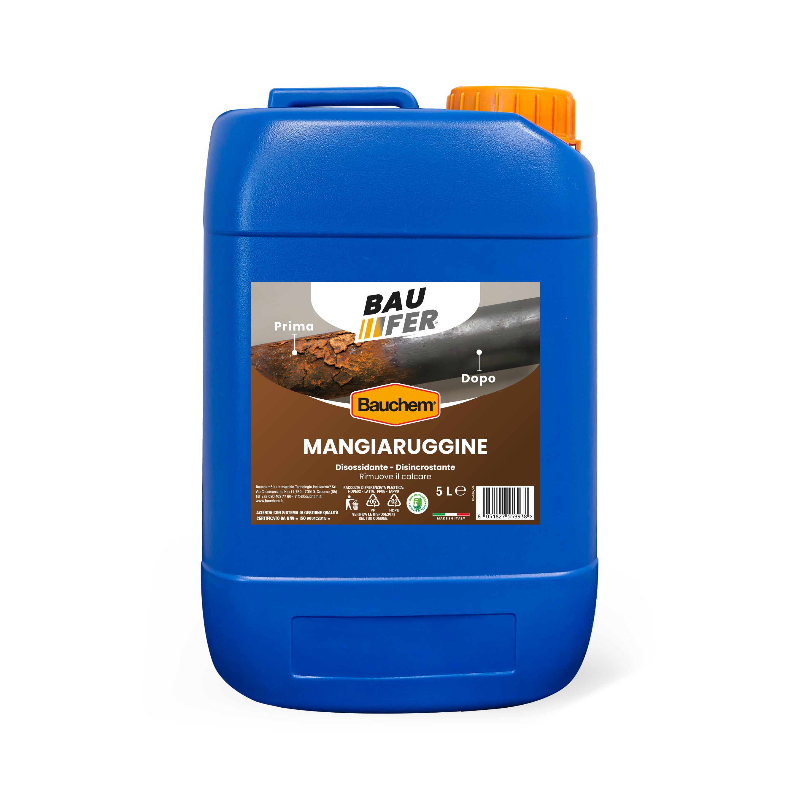 MANGIARUGGINE BAUFER. Dissolve ruggine e calcare