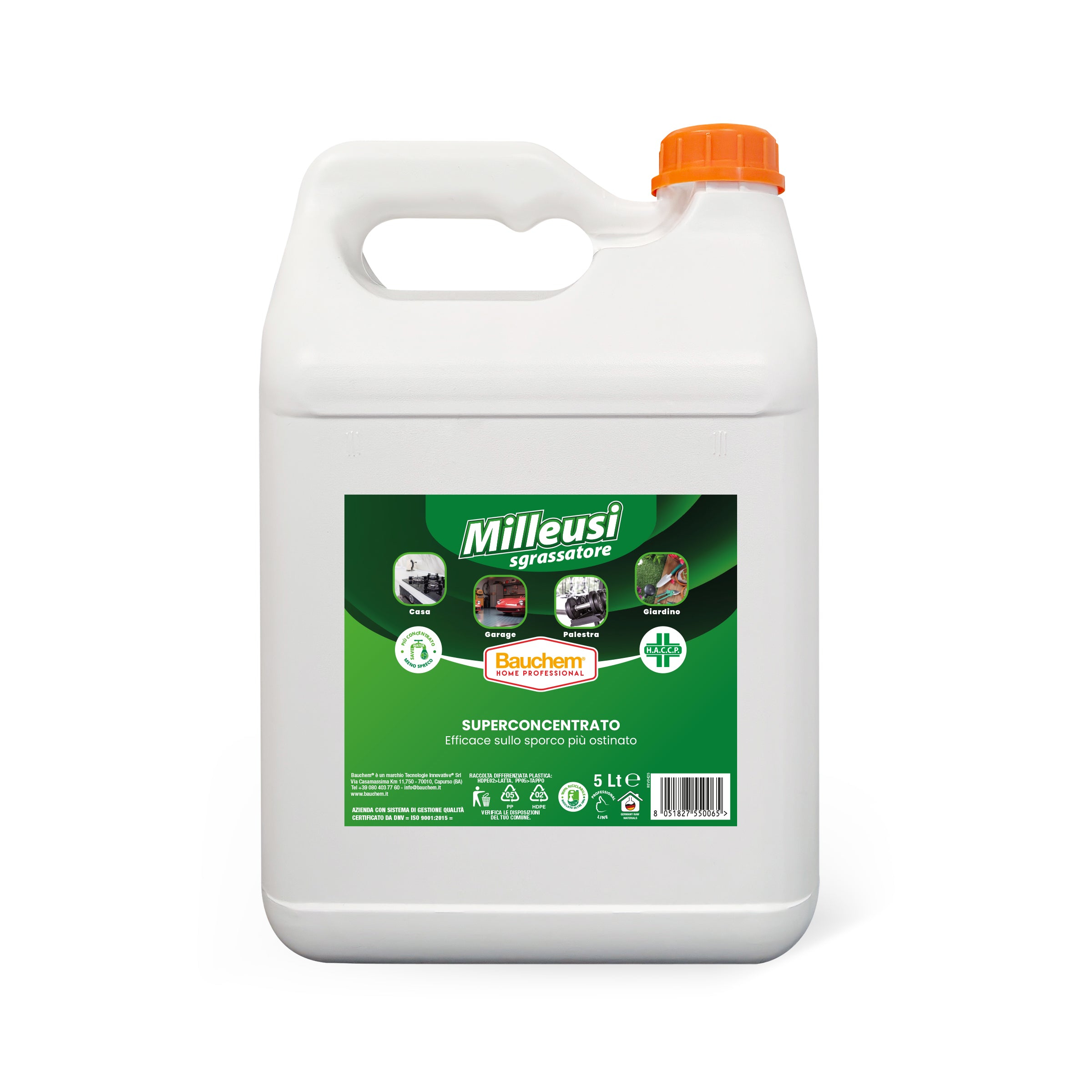 MILLEUSI SGRASSATORE. Sgrassante universale multiuso - Formula concentrata