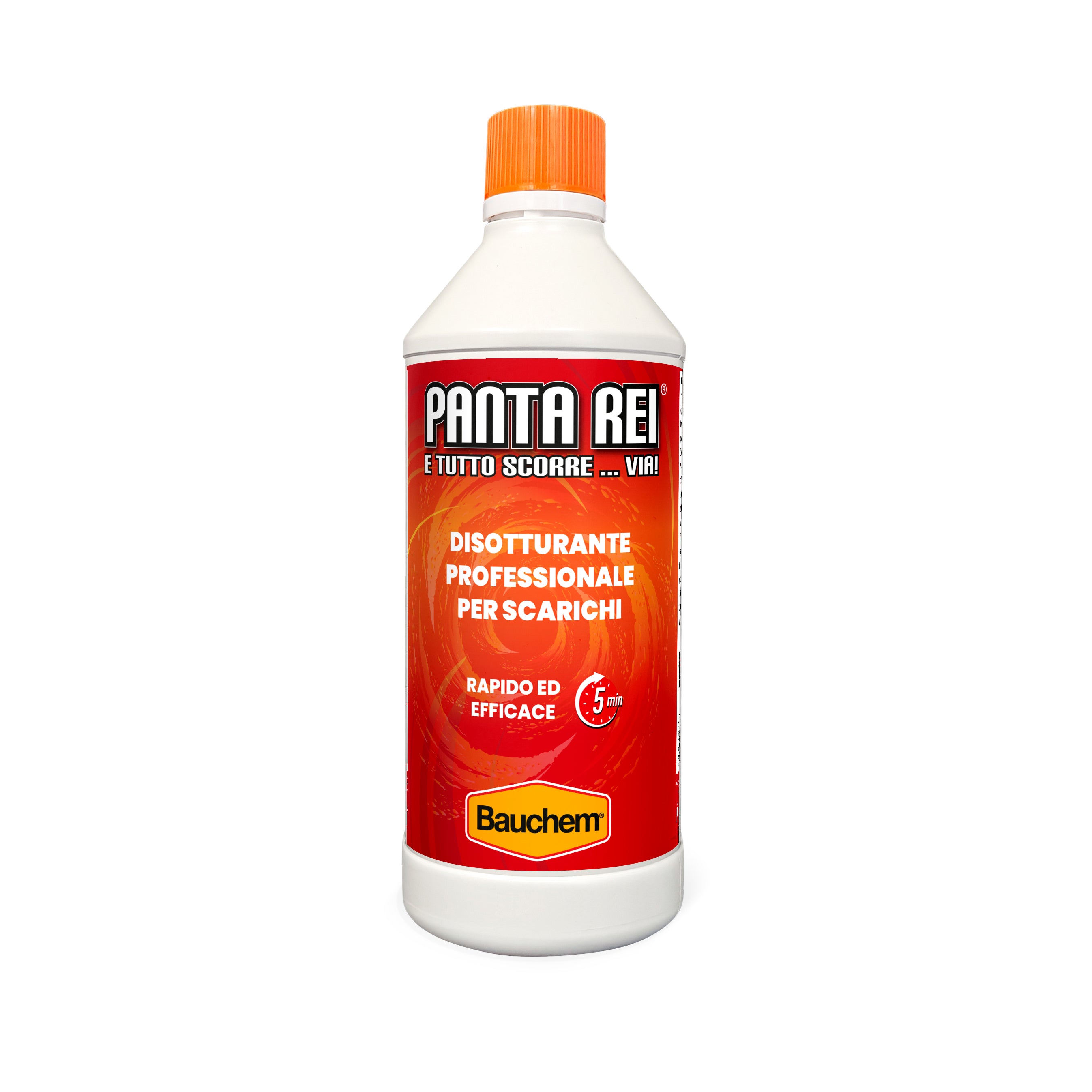 DISOTTURANTE PER SCARICHI PANTA REI®. Professionale e rapido, efficace in 5 minuti