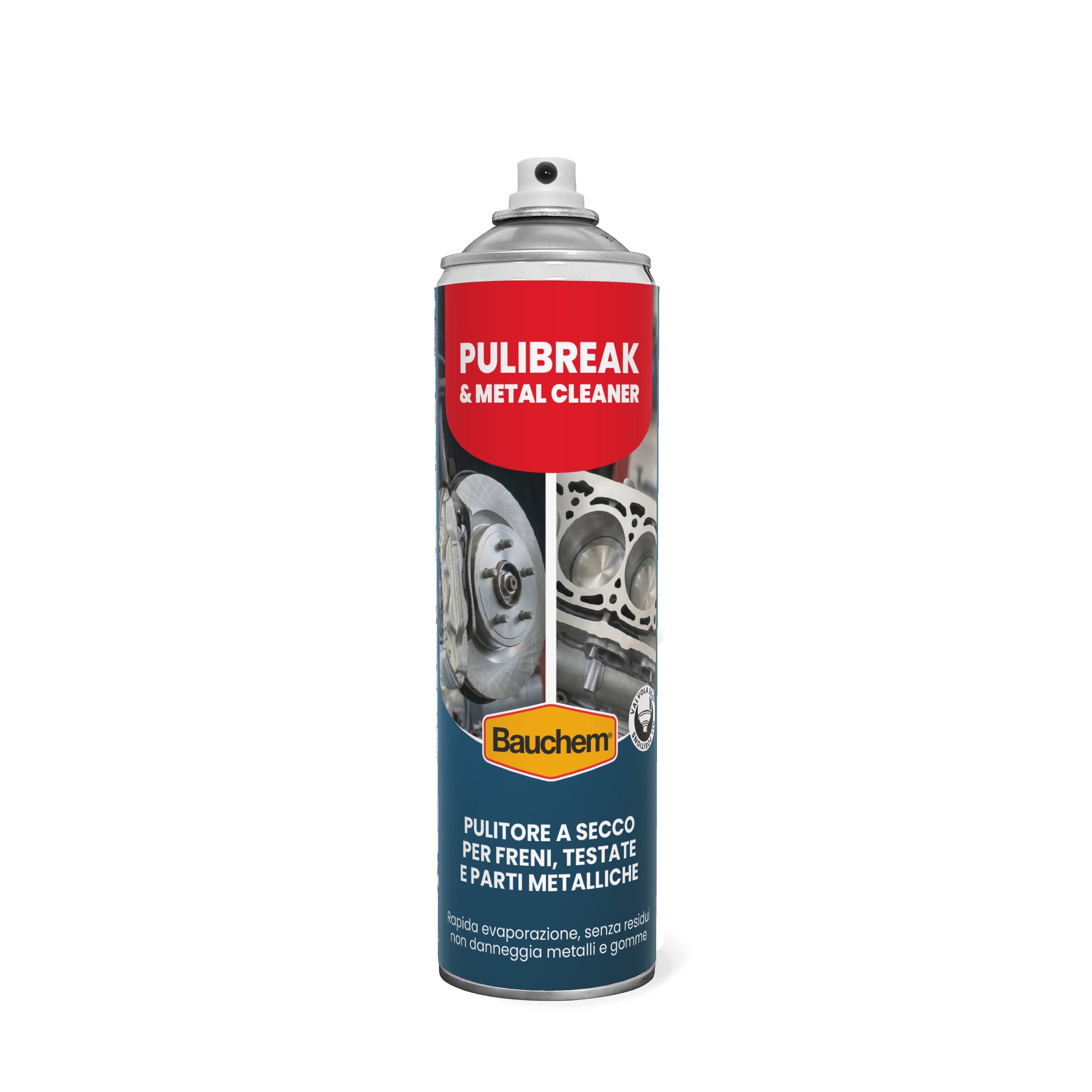 PULIBREAK &  METAL CLEANER. Pulitore a secco, rapida evaporazione, senza residui  per freni, frizione, dischi, collettori e testate