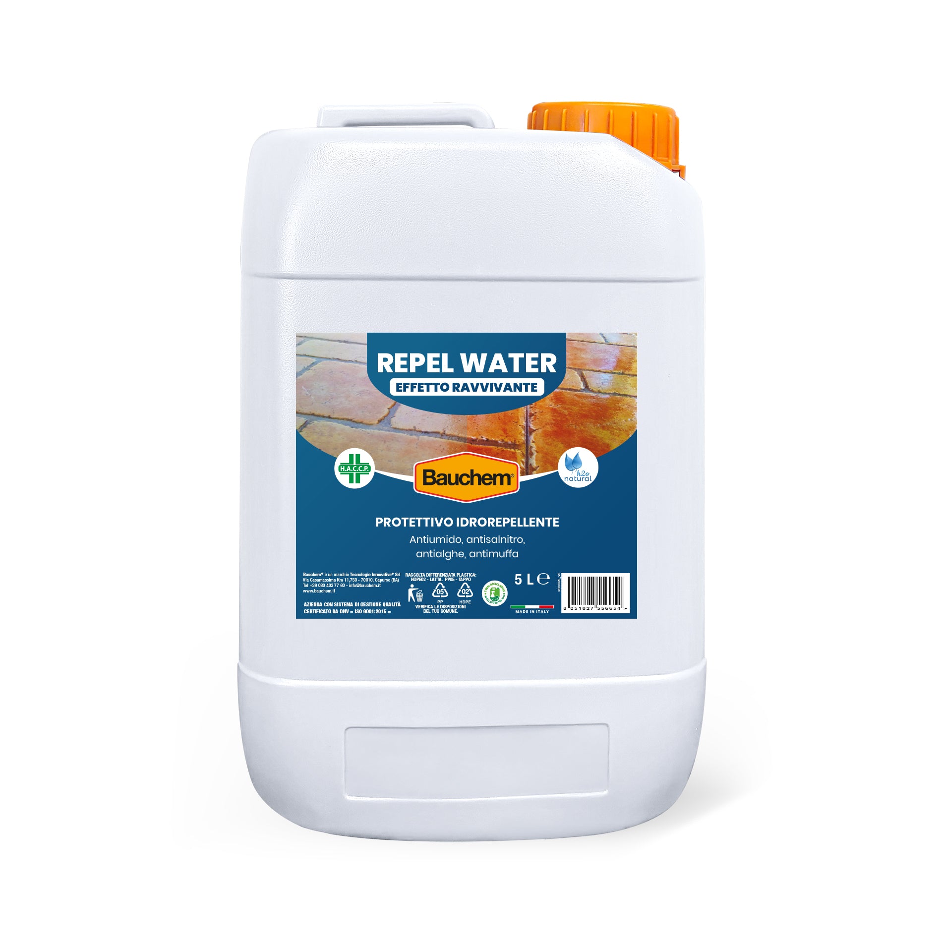 REPEL WATER EFFETTO RAVVIVANTE. Protettivo idrorepellente impregnante  anti umido, anti salnitro, antialghe, antimuffa