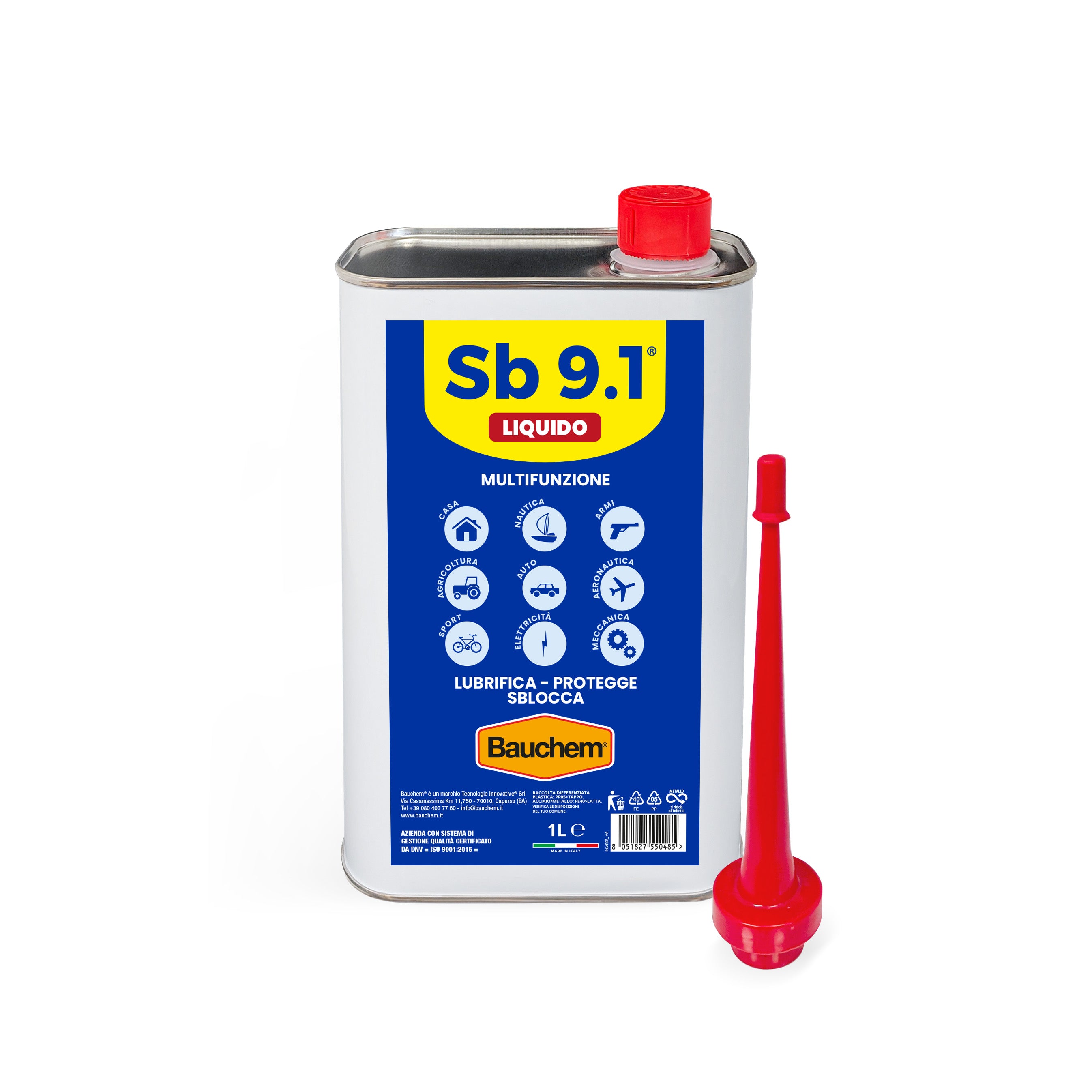 SB 9.1®. Lubrificante multifunzione - lubrifica, protegge, sblocca