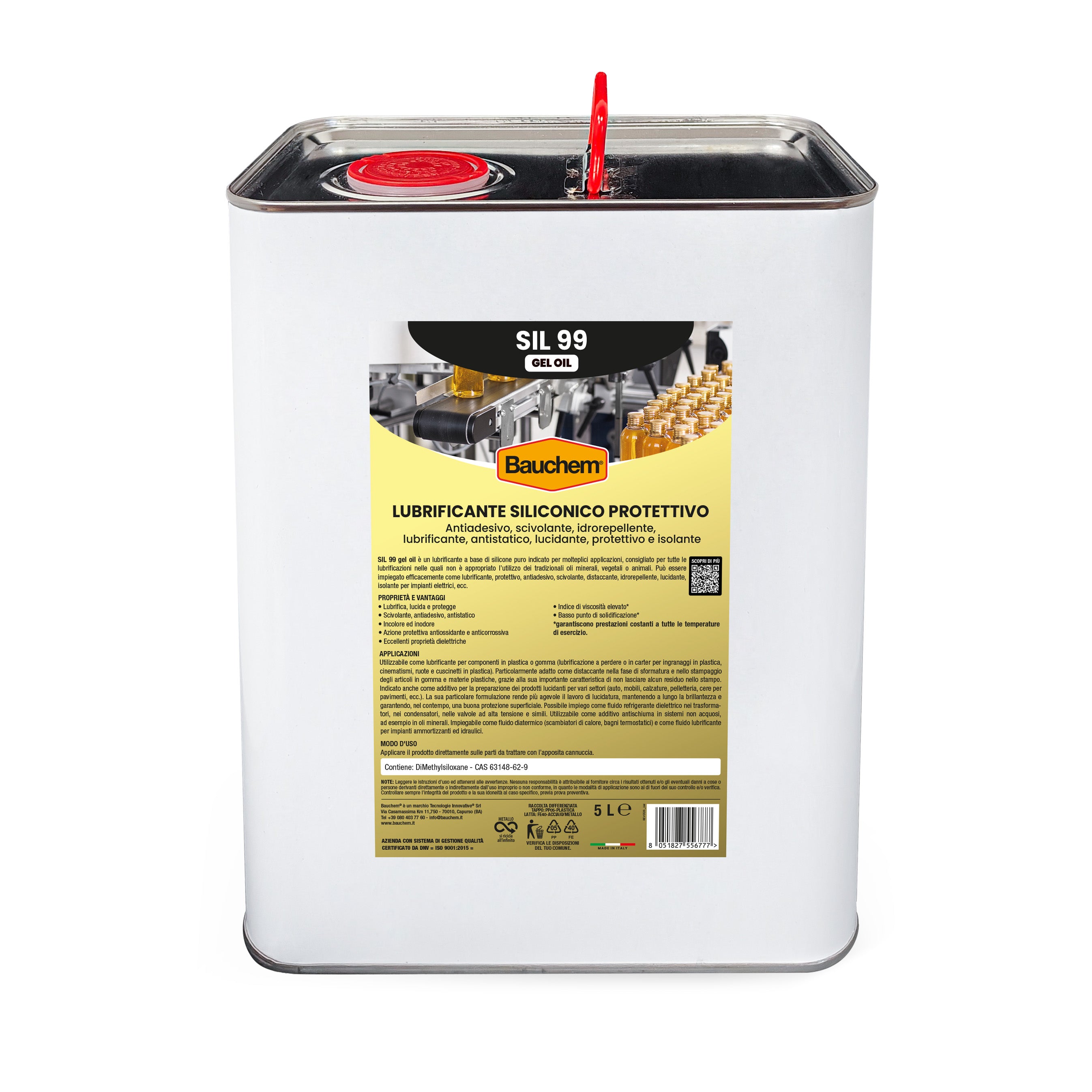 SIL 99 GEL OIL. Olio lubrificante siliconico protettivo