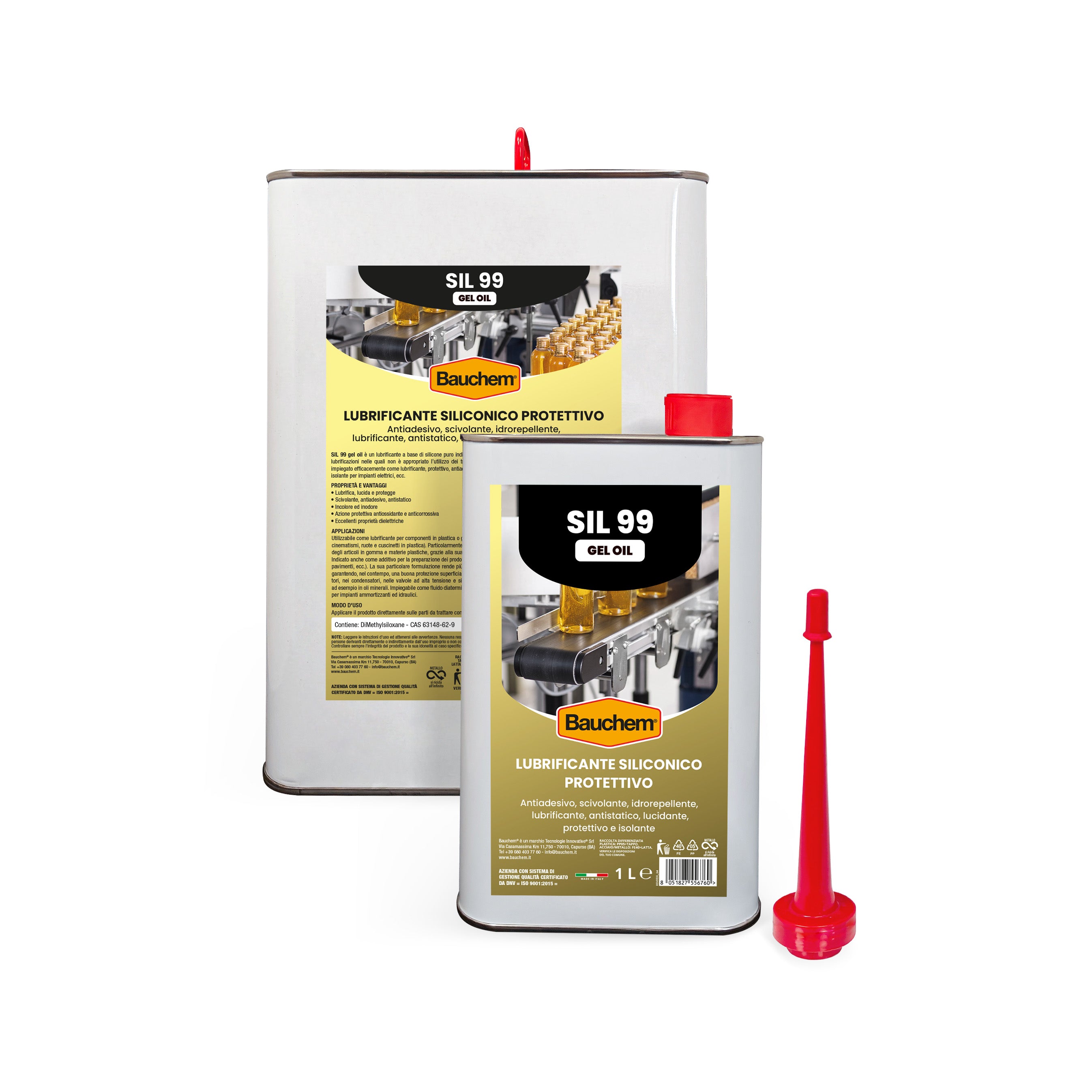 SIL 99 GEL OIL. Olio lubrificante siliconico protettivo