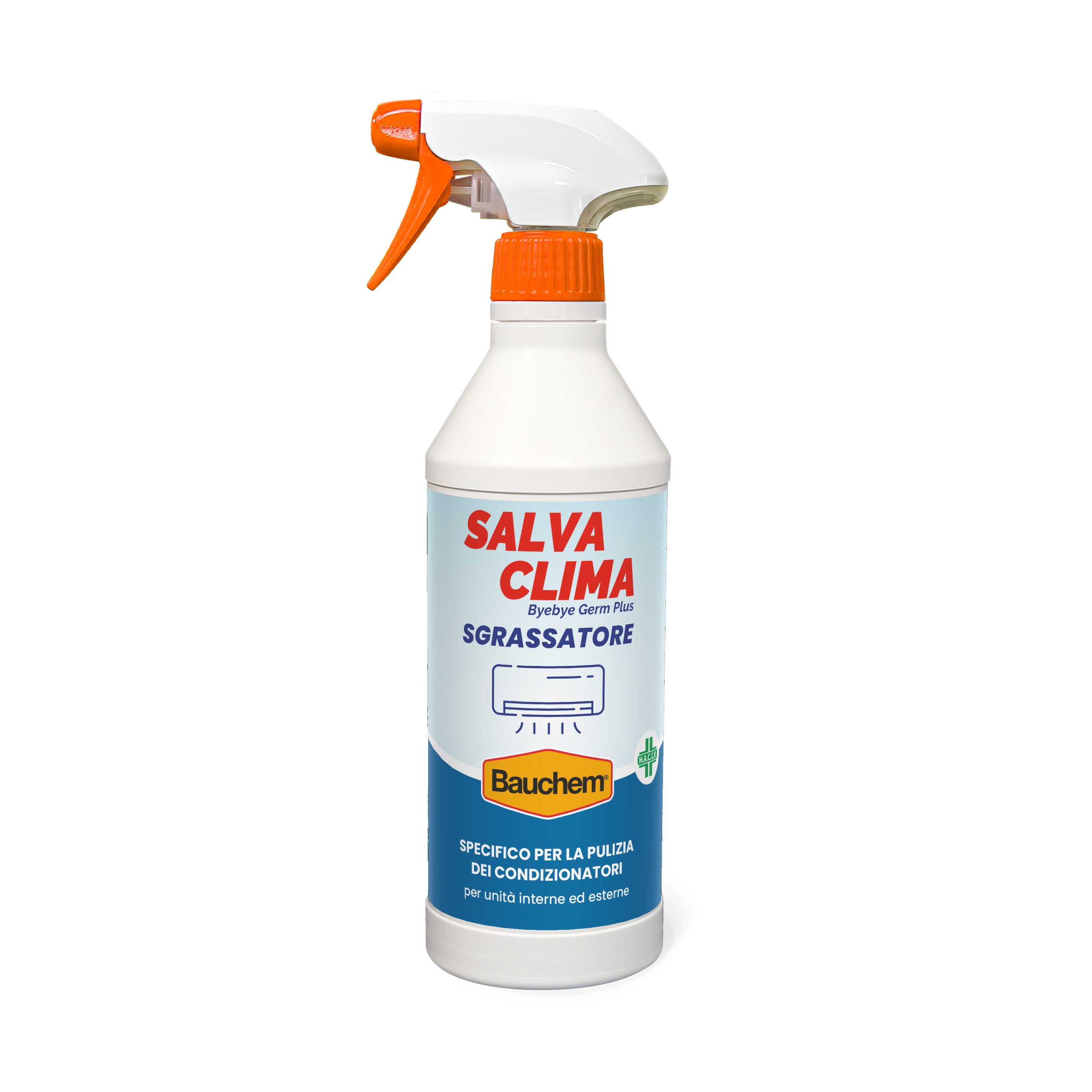 SALVACLIMA SGRASSATORE BYE BYE GERM. Igienizzante  per condizionatori: casa, ufficio, auto