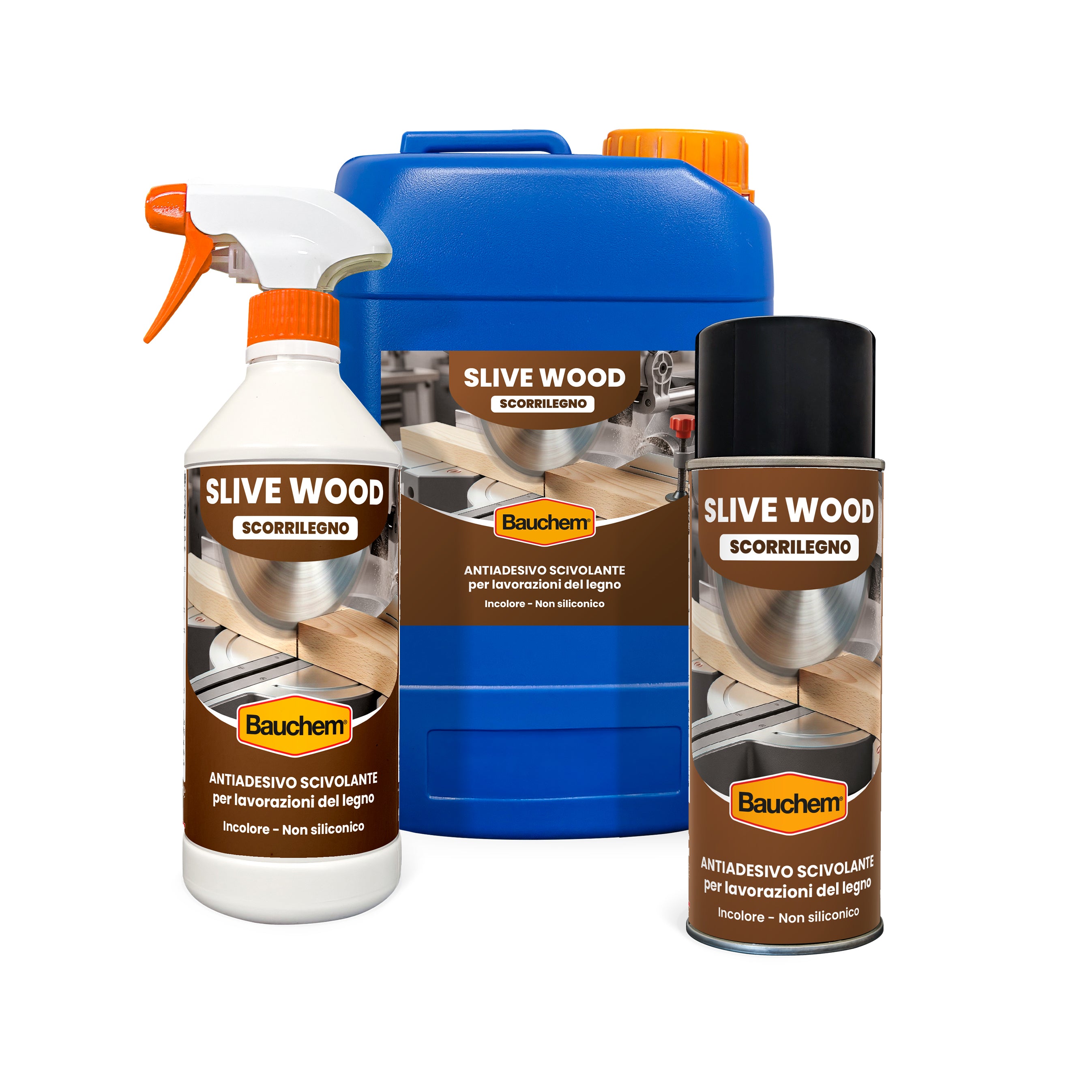 SLIVE WOOD SCORRILEGNO. Antiadesivo scivolante per lavorazioni del legno, non siliconico