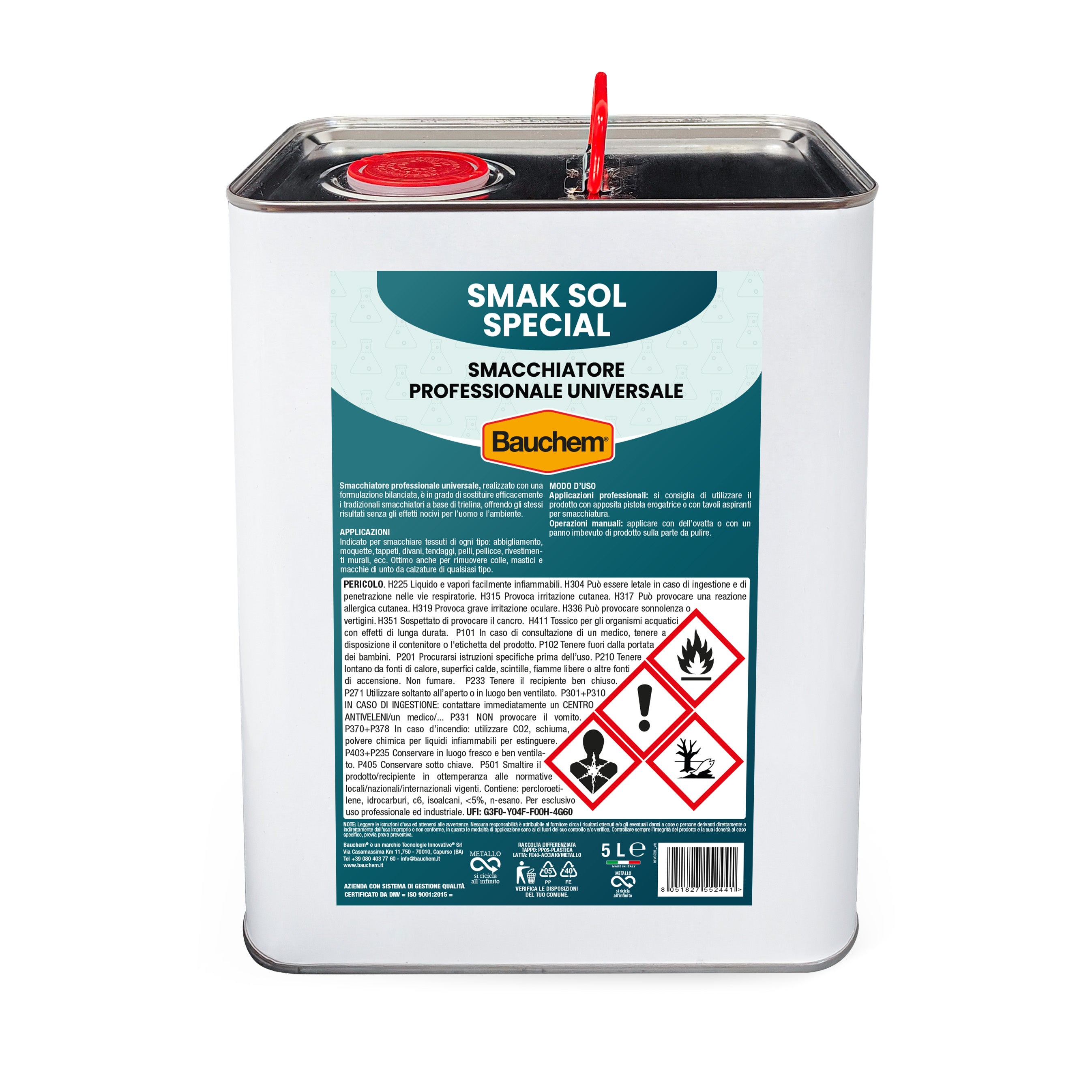 SMAK SOL SPECIAL. Smacchiatore Professionale Universale