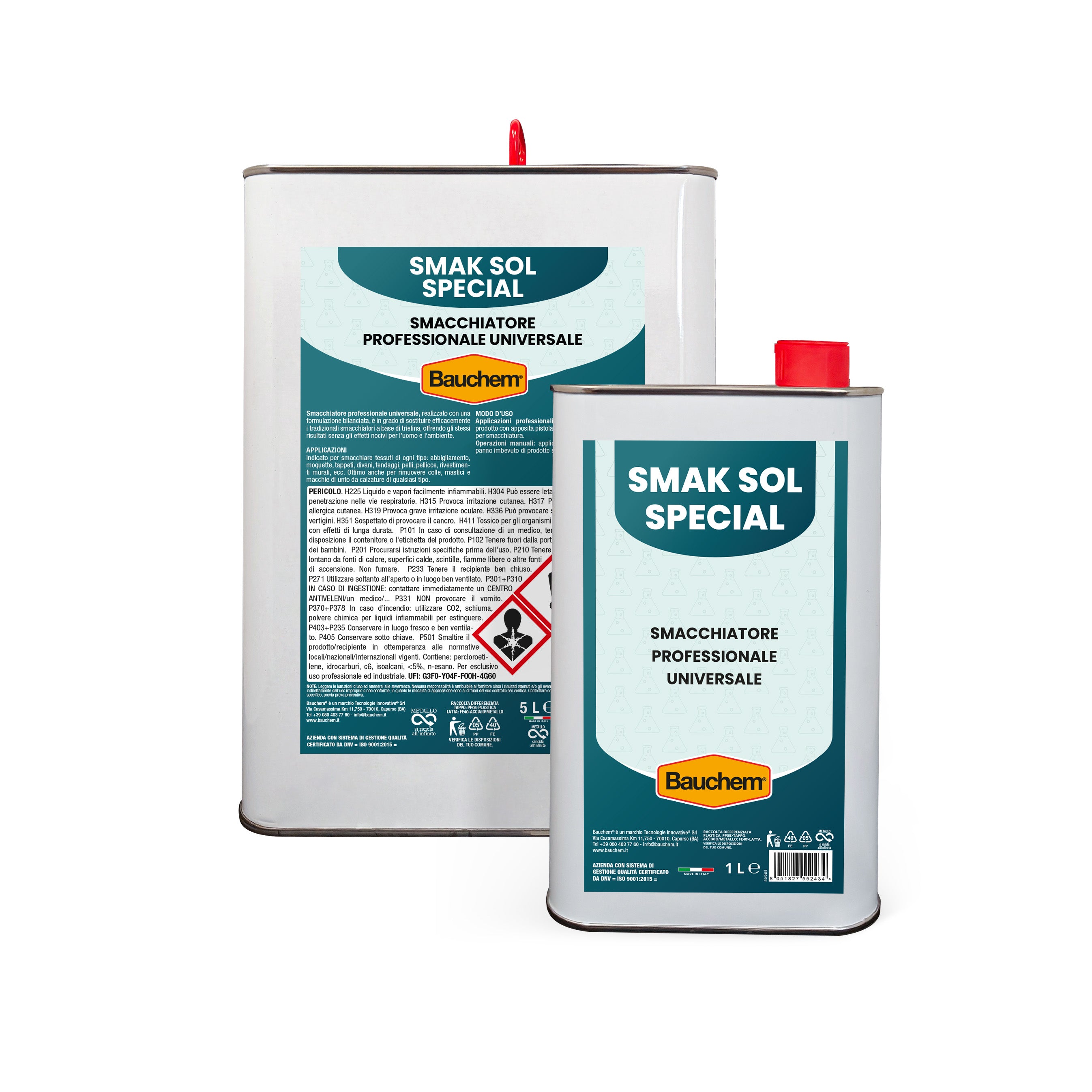 SMAK SOL SPECIAL. Smacchiatore Professionale Universale