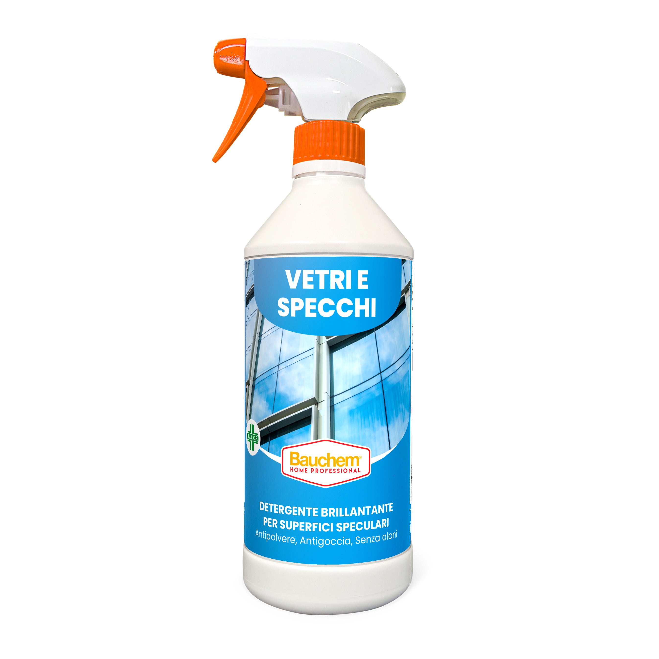 VETRI E SPECCHI. Detergente ad azione brillantante per vetri e specchi