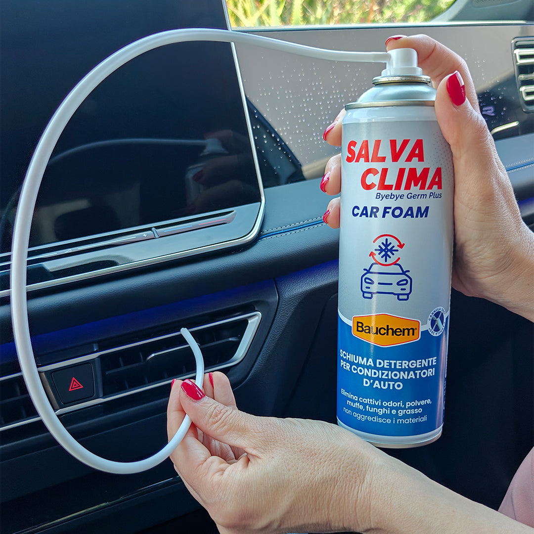 SALVACLIMA CAR FOAM . Schiuma detergente per condizionatori d'auto
