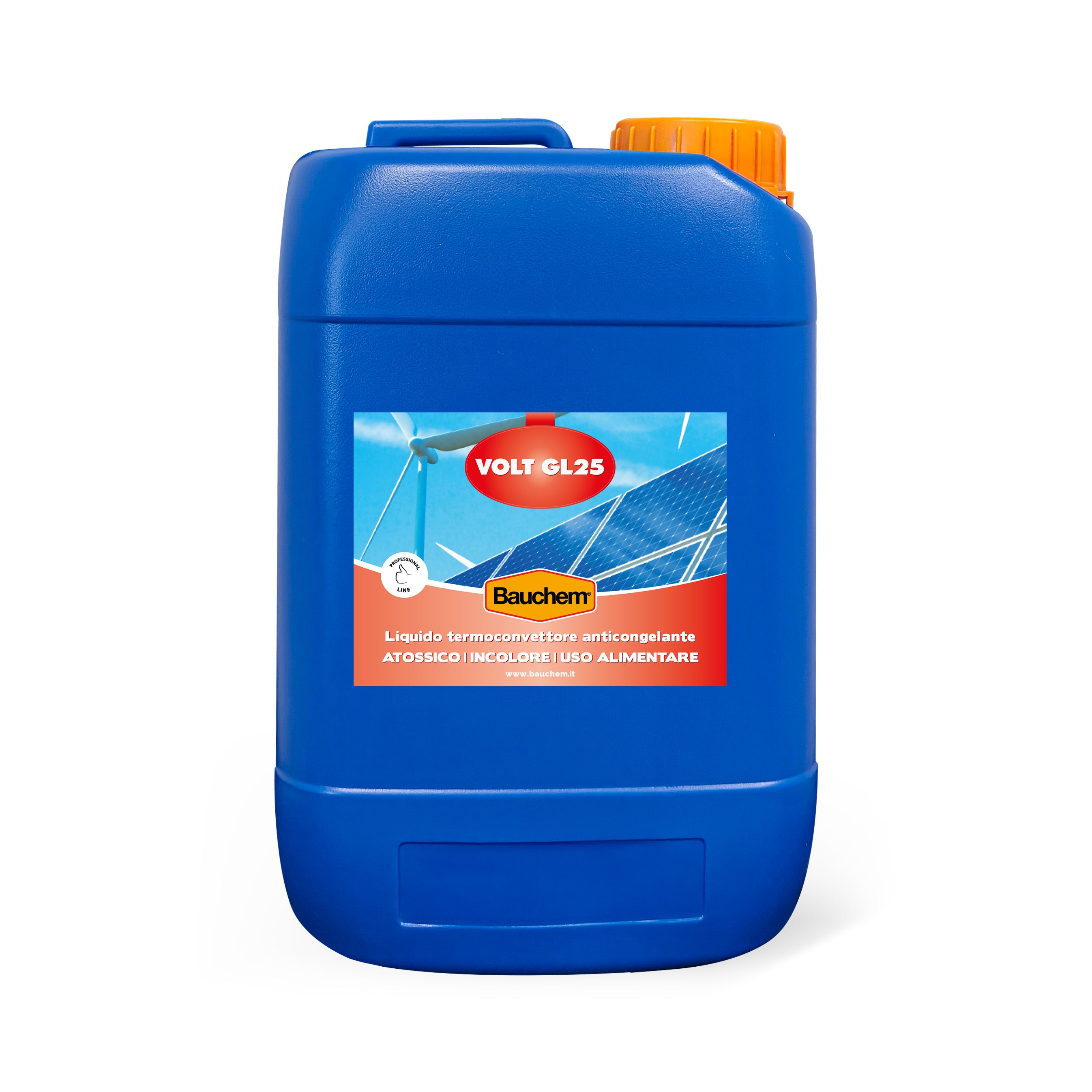 VOLT GL25. Liquido termoconvettore anticongelante - Atossico, incolore anche per uso alimentare