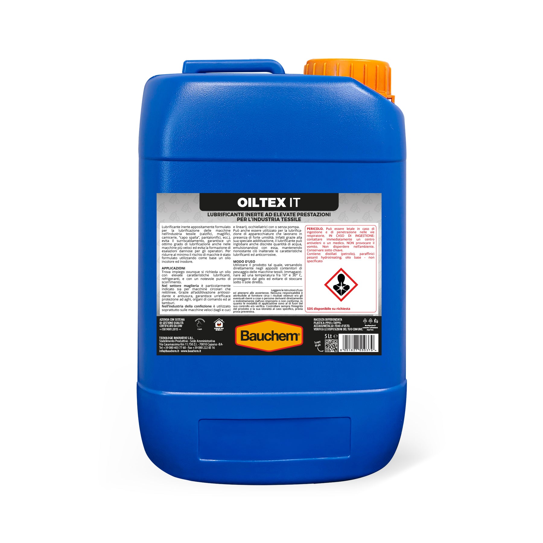 OILTEX IT. Lubrificante inerte ad elevate prestazioni  per l’industria tessile